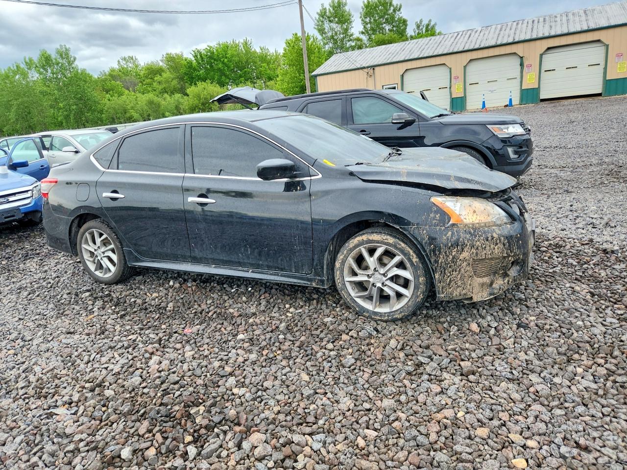 2014 Nissan Sentra Sr Черный vin: 3N1AB7AP6EY333676