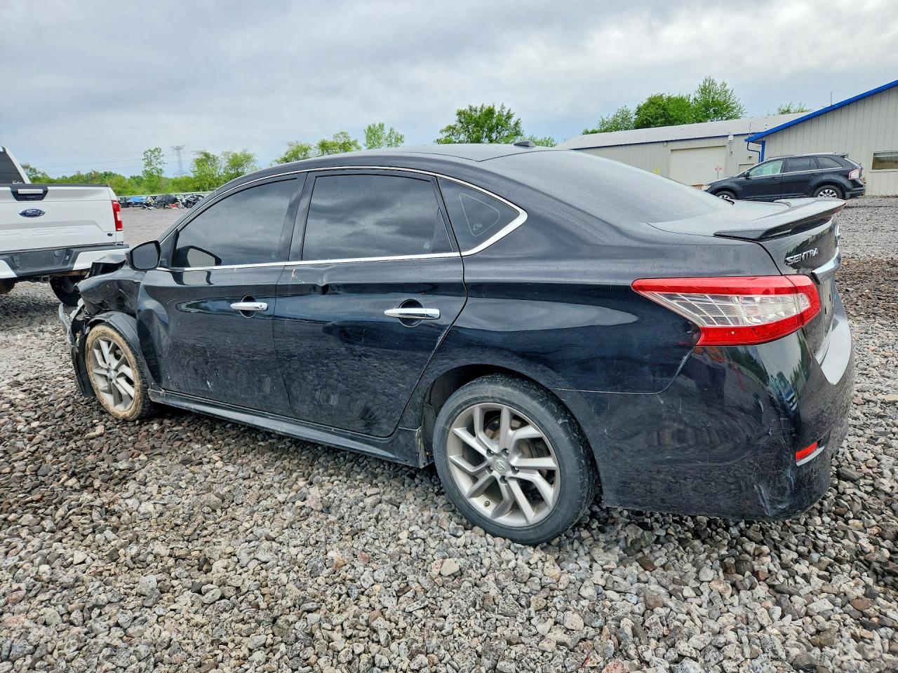 2014 Nissan Sentra Sr Черный vin: 3N1AB7AP6EY333676