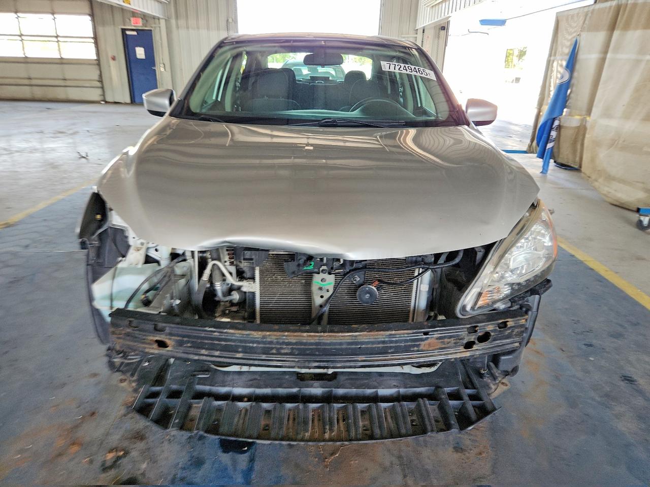 2014 Nissan Sentra Sv Silver vin: 3N1AB7AP6EY339624