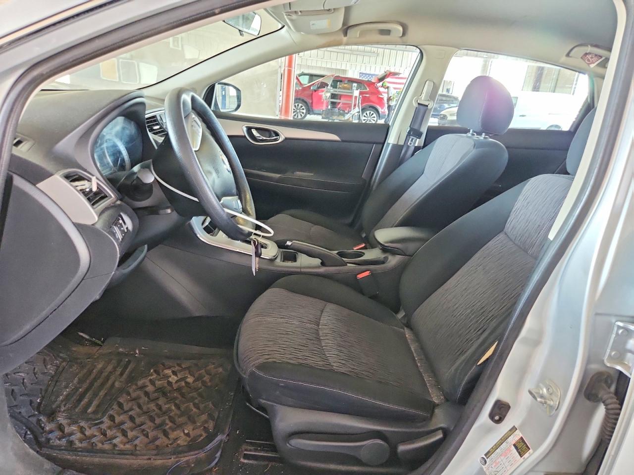 2014 Nissan Sentra Sv Silver vin: 3N1AB7AP6EY339624