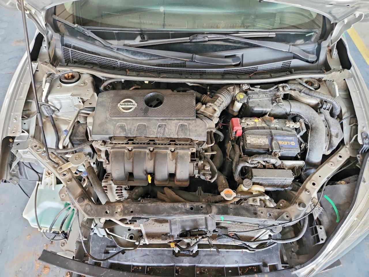 2014 Nissan Sentra Sv Silver vin: 3N1AB7AP6EY339624