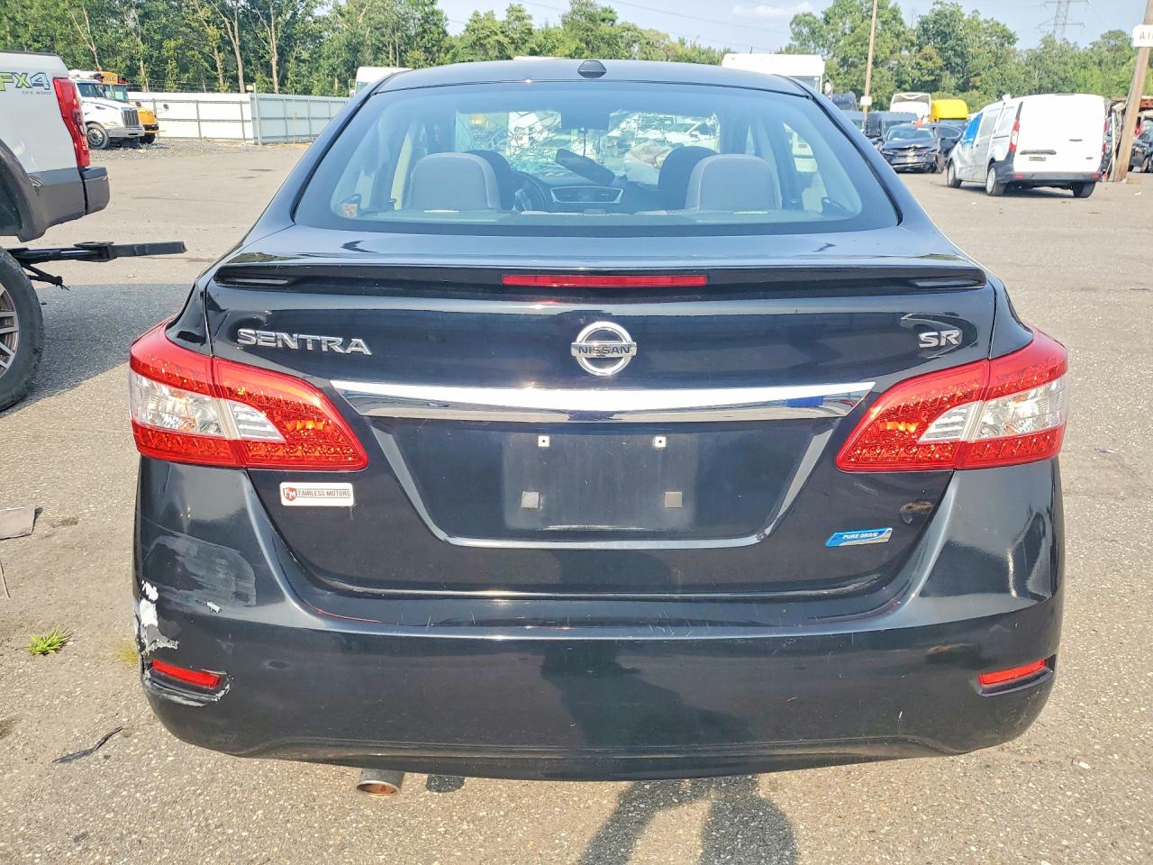 2014 Nissan Sentra Sr Black vin: 3N1AB7AP6EY340370