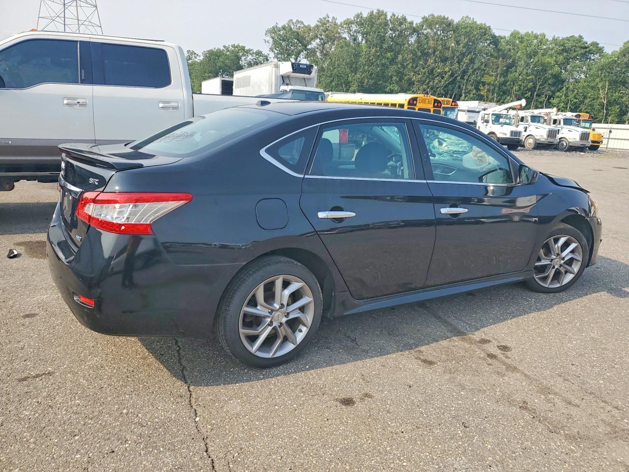 2014 Nissan Sentra Sr Black vin: 3N1AB7AP6EY340370