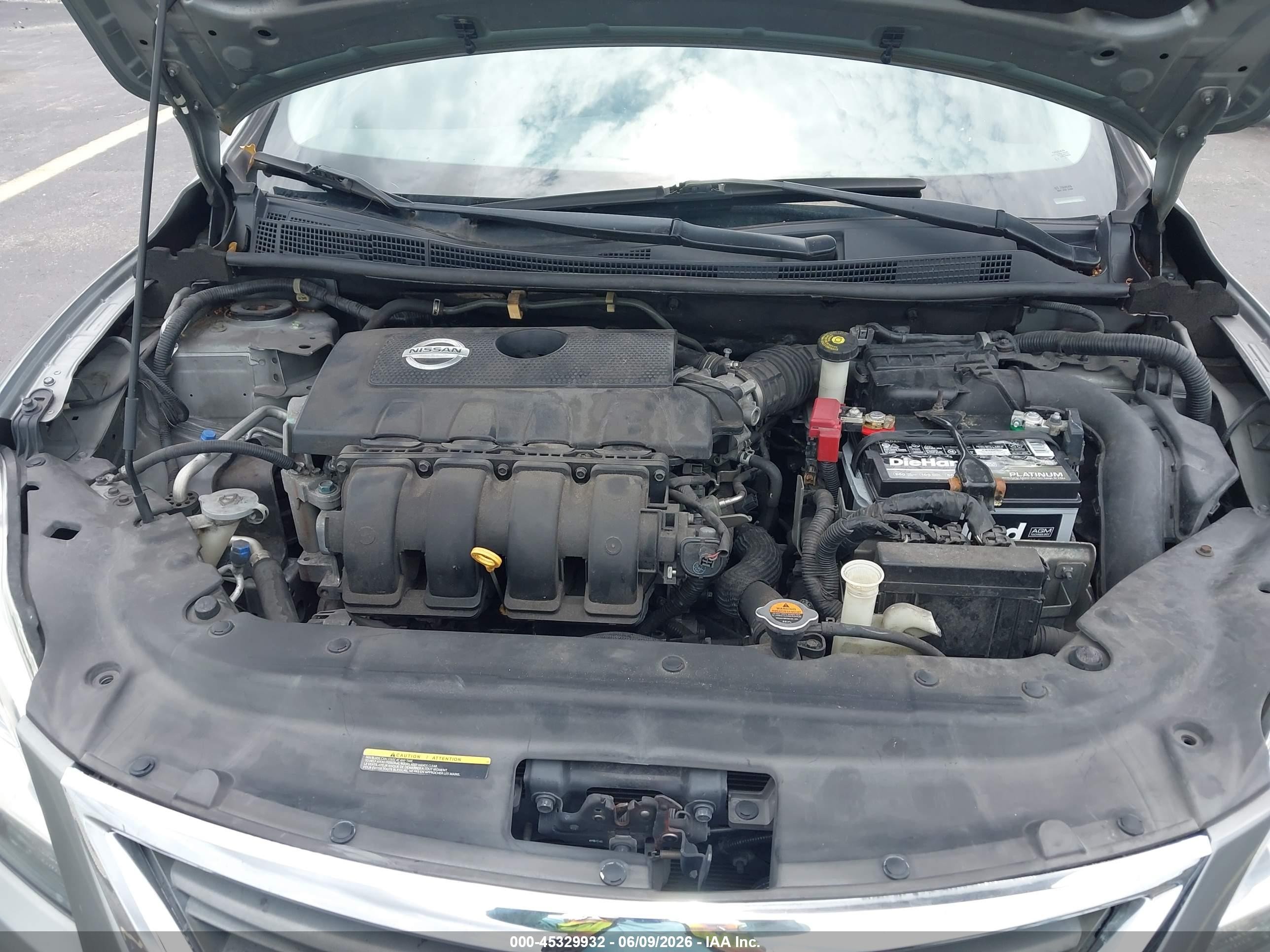 2014 Nissan Sentra Sr Silver vin: 3N1AB7AP6EY341342