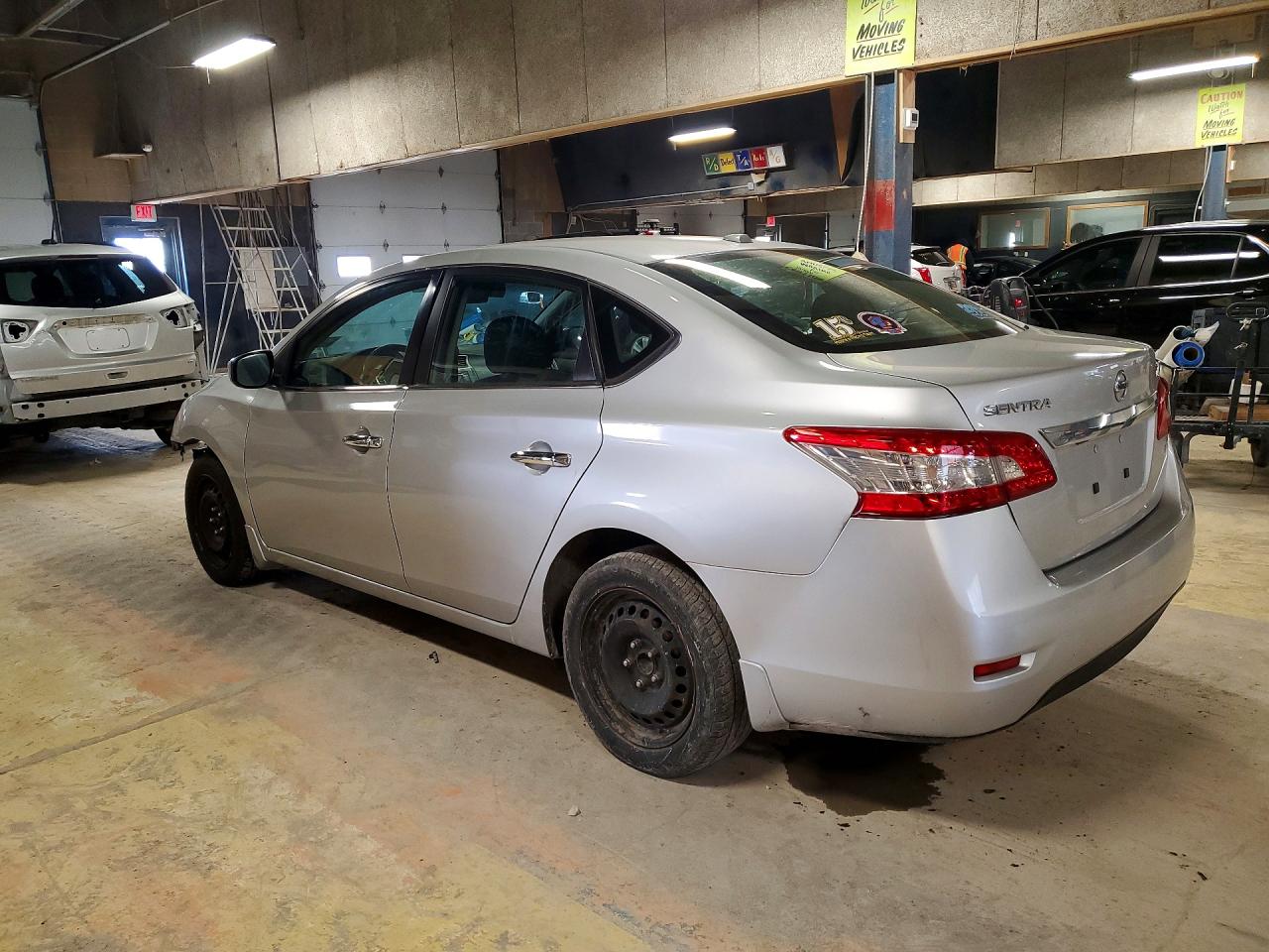 2015 Nissan Sentra Sv Silver vin: 3N1AB7AP6FL641610