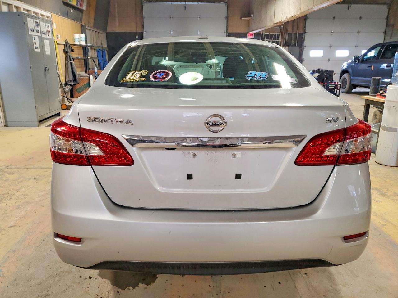 2015 Nissan Sentra Sv Silver vin: 3N1AB7AP6FL641610