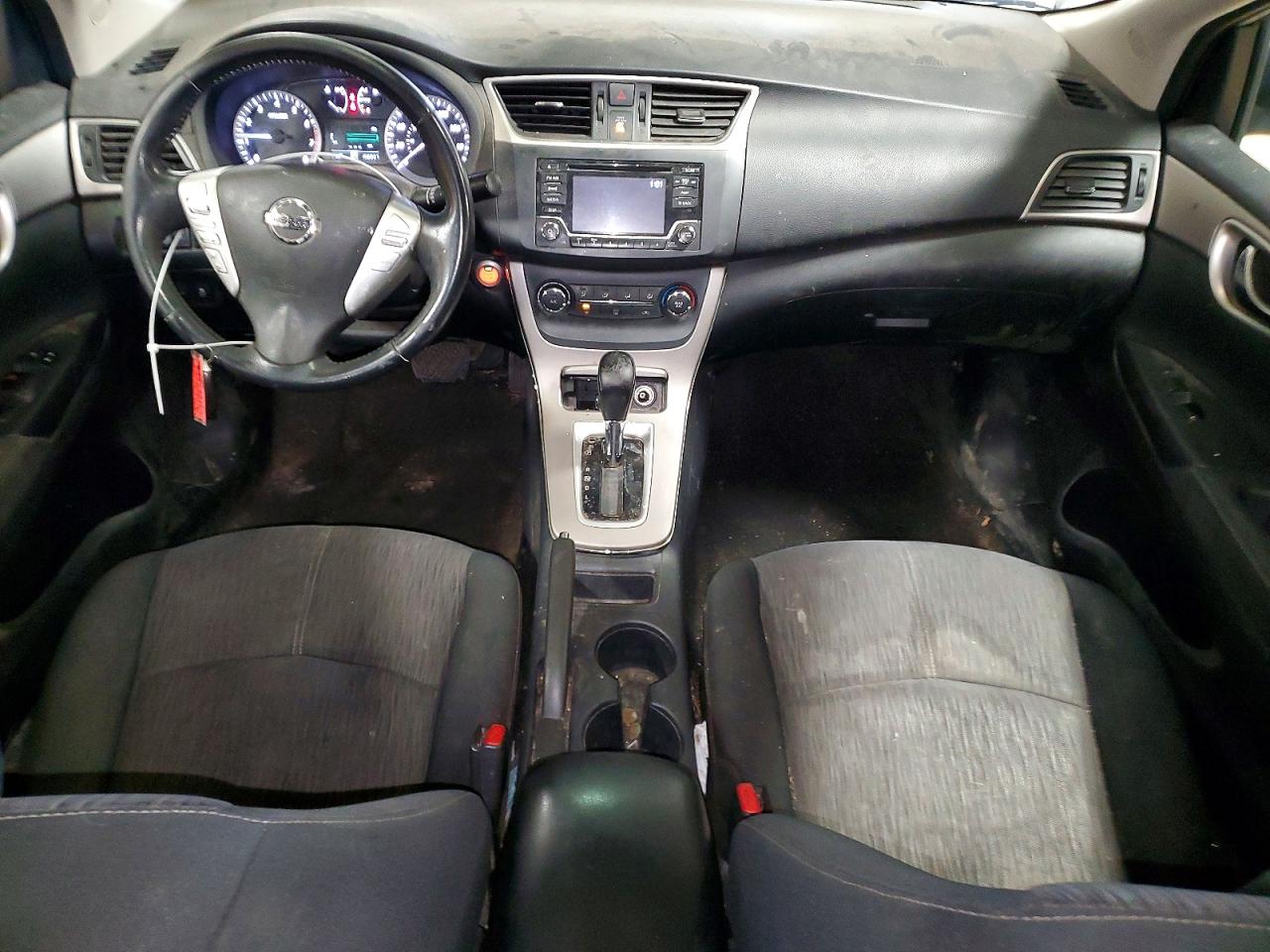 2015 Nissan Sentra Sv Silver vin: 3N1AB7AP6FL641610