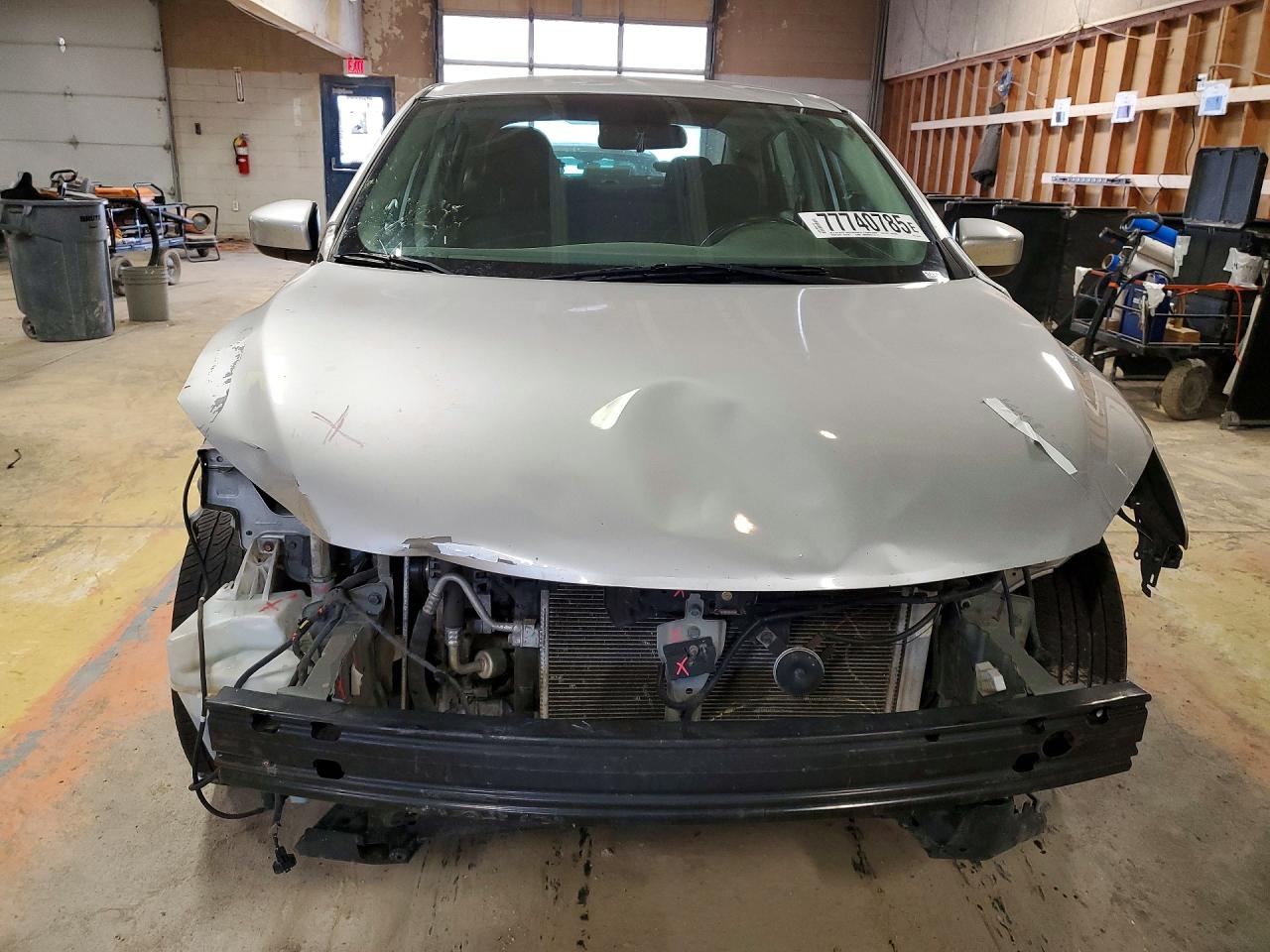 2015 Nissan Sentra Sv Silver vin: 3N1AB7AP6FL641610
