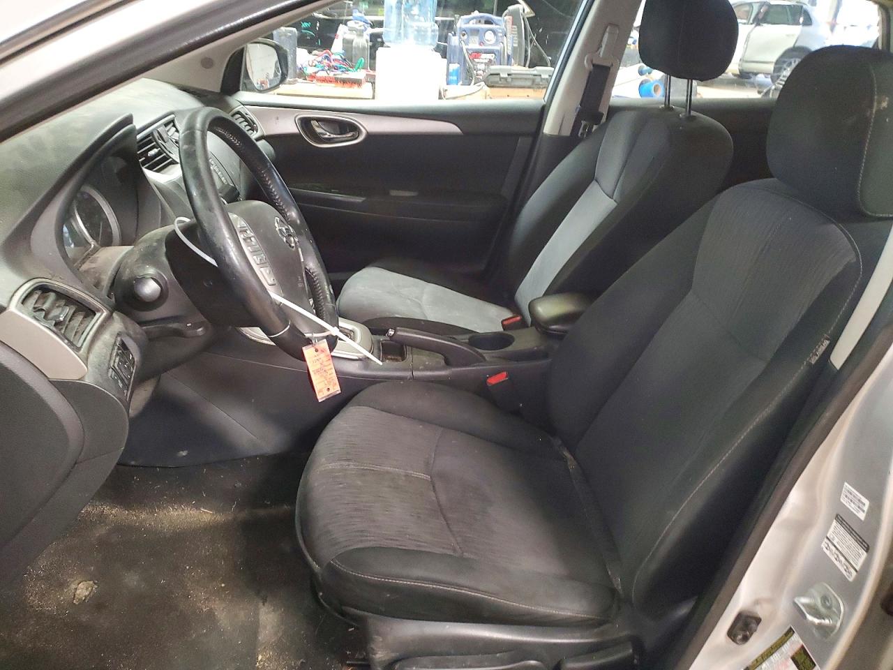 2015 Nissan Sentra Sv Silver vin: 3N1AB7AP6FL641610
