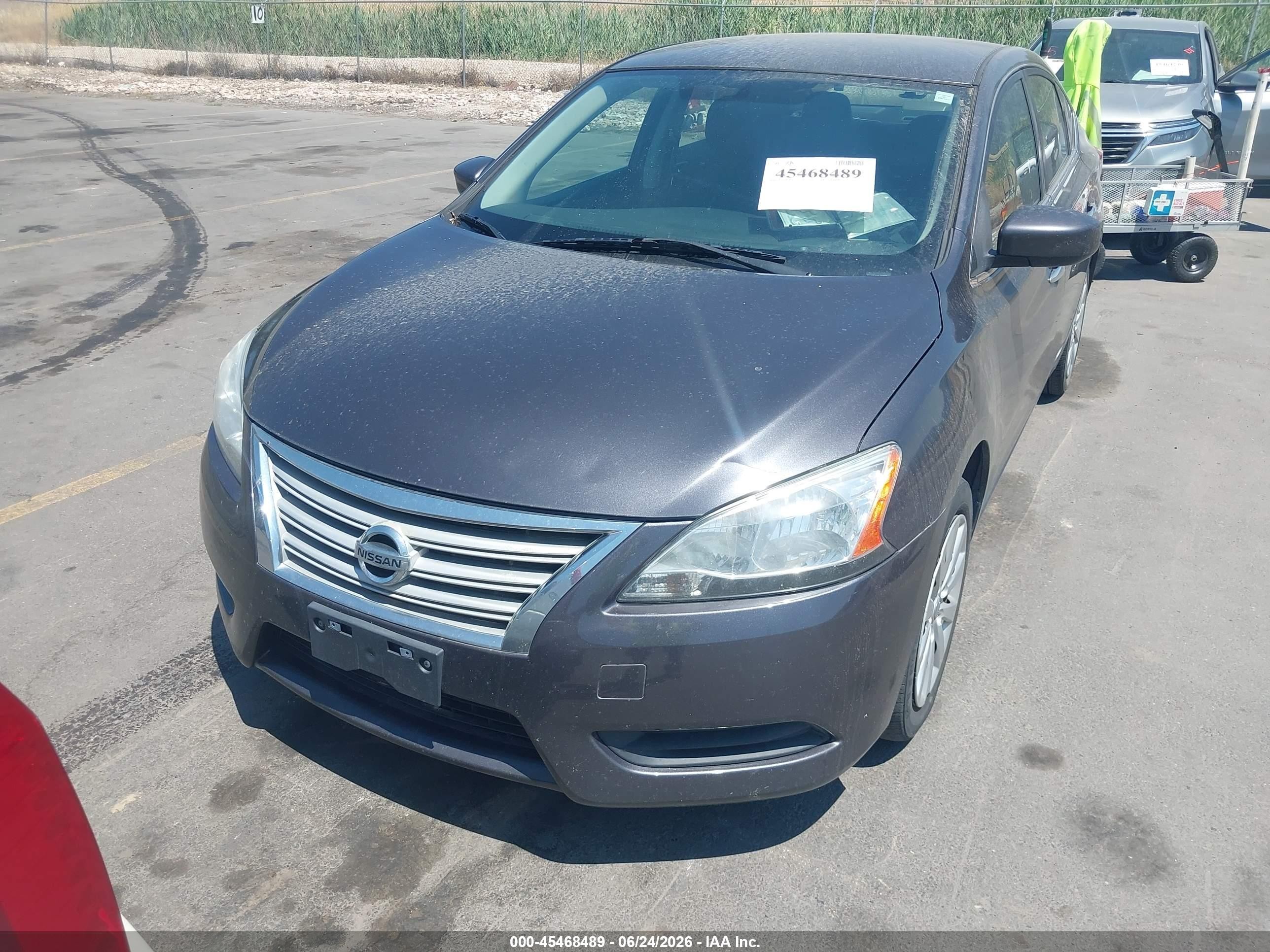 2015 Nissan Sentra Fe+ S/s/sl/sr/sv Silver vin: 3N1AB7AP6FL643065