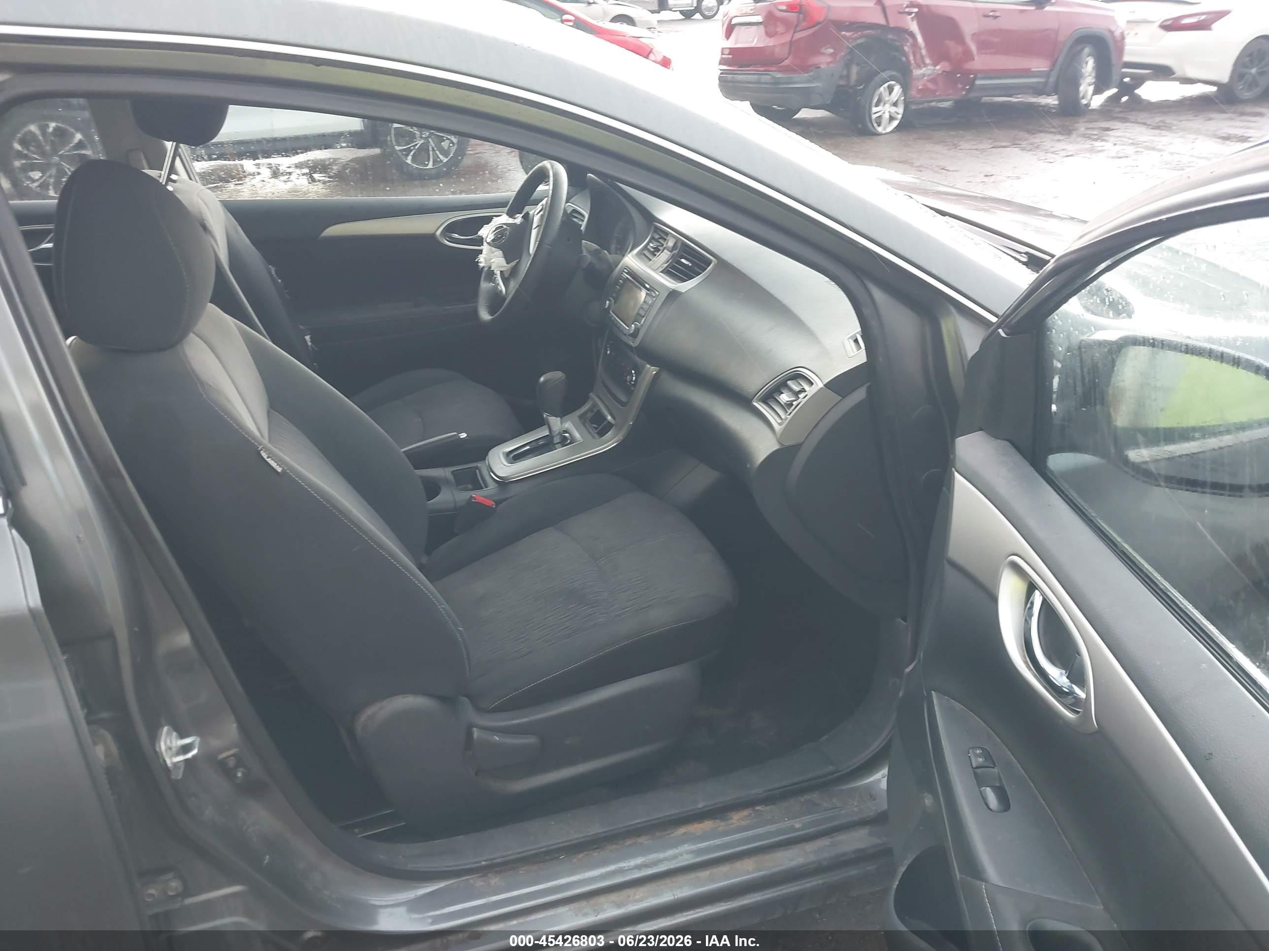 2015 Nissan Sentra Fe+ S/s/sl/sr/sv Gray vin: 3N1AB7AP6FL646788