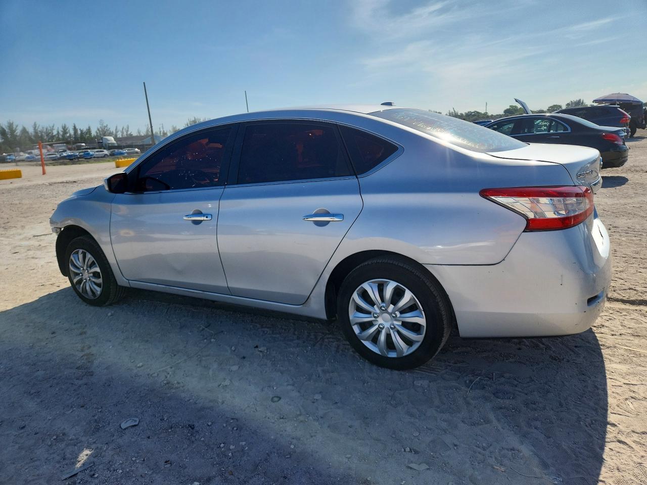 2015 Nissan Sentra Sv Silver vin: 3N1AB7AP6FL652770
