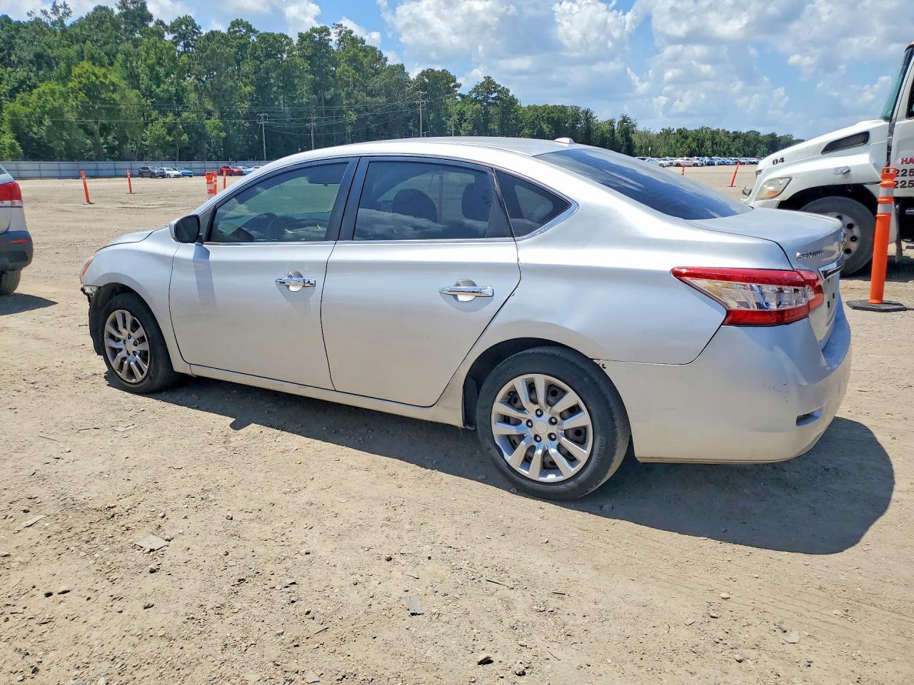 2015 Nissan Sentra Sv Серебряный vin: 3N1AB7AP6FL656642