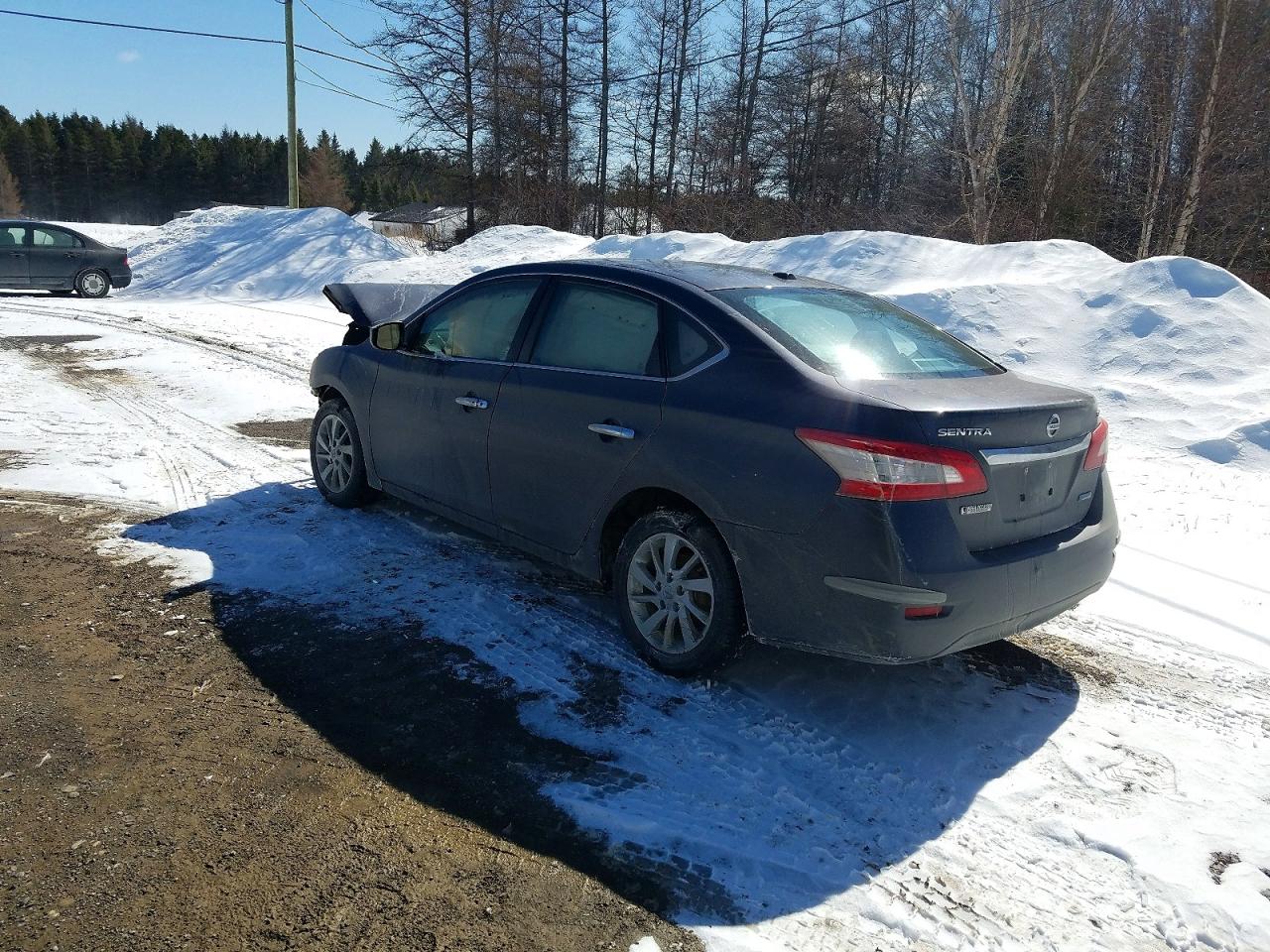 2015 Nissan Sentra Sv Charcoal vin: 3N1AB7AP6FL659864