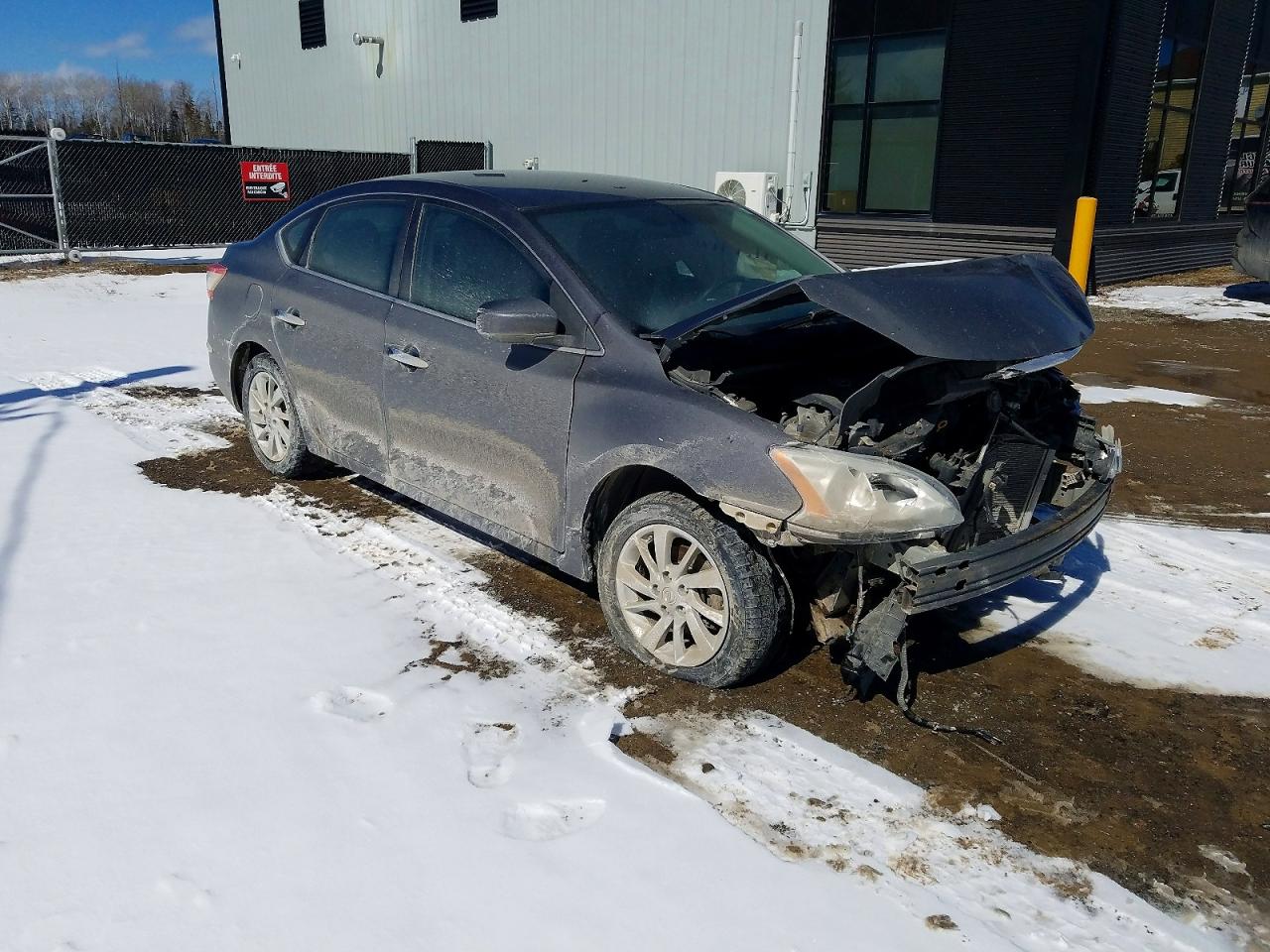 2015 Nissan Sentra Sv Charcoal vin: 3N1AB7AP6FL659864