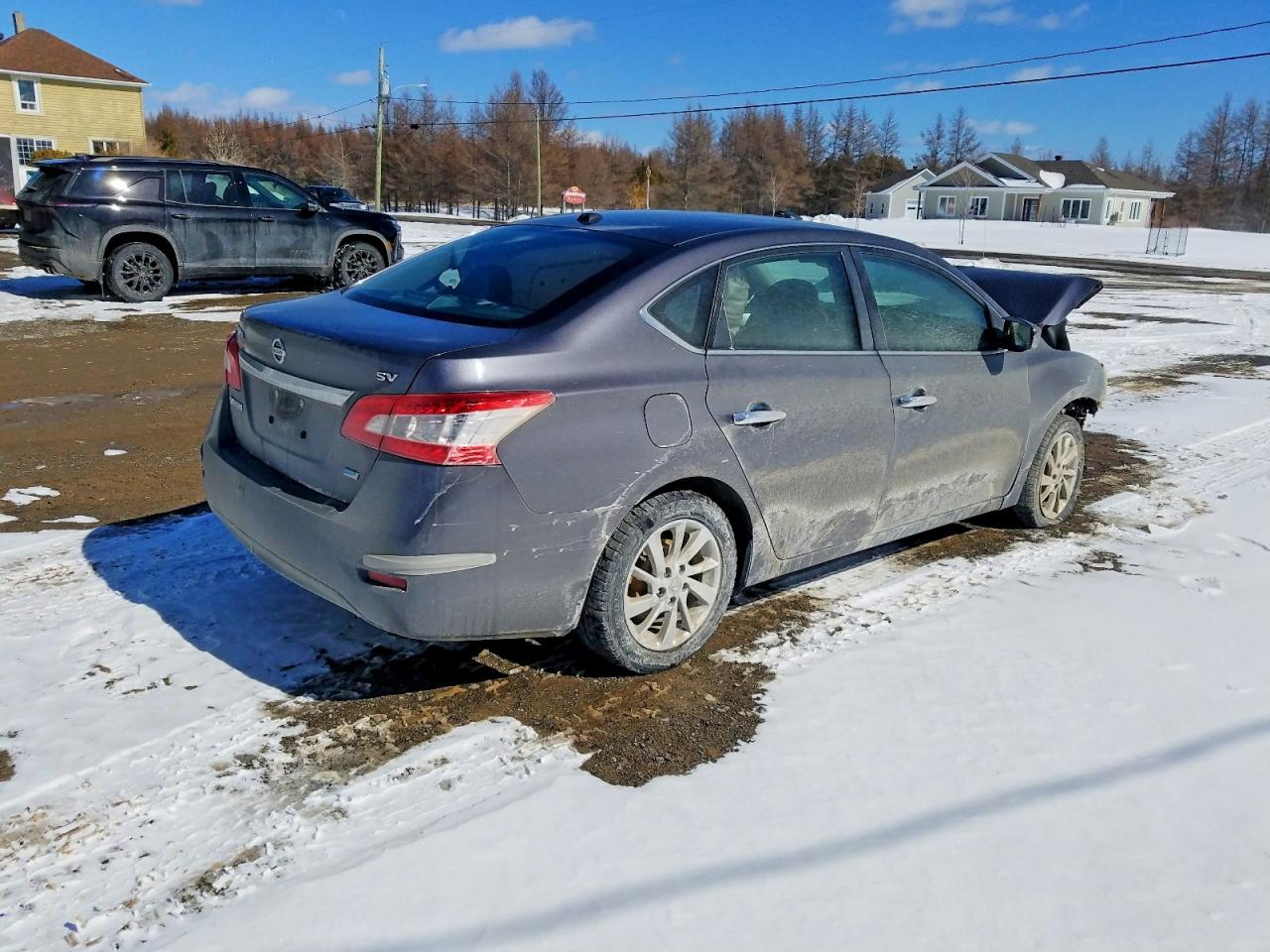 2015 Nissan Sentra Sv Charcoal vin: 3N1AB7AP6FL659864
