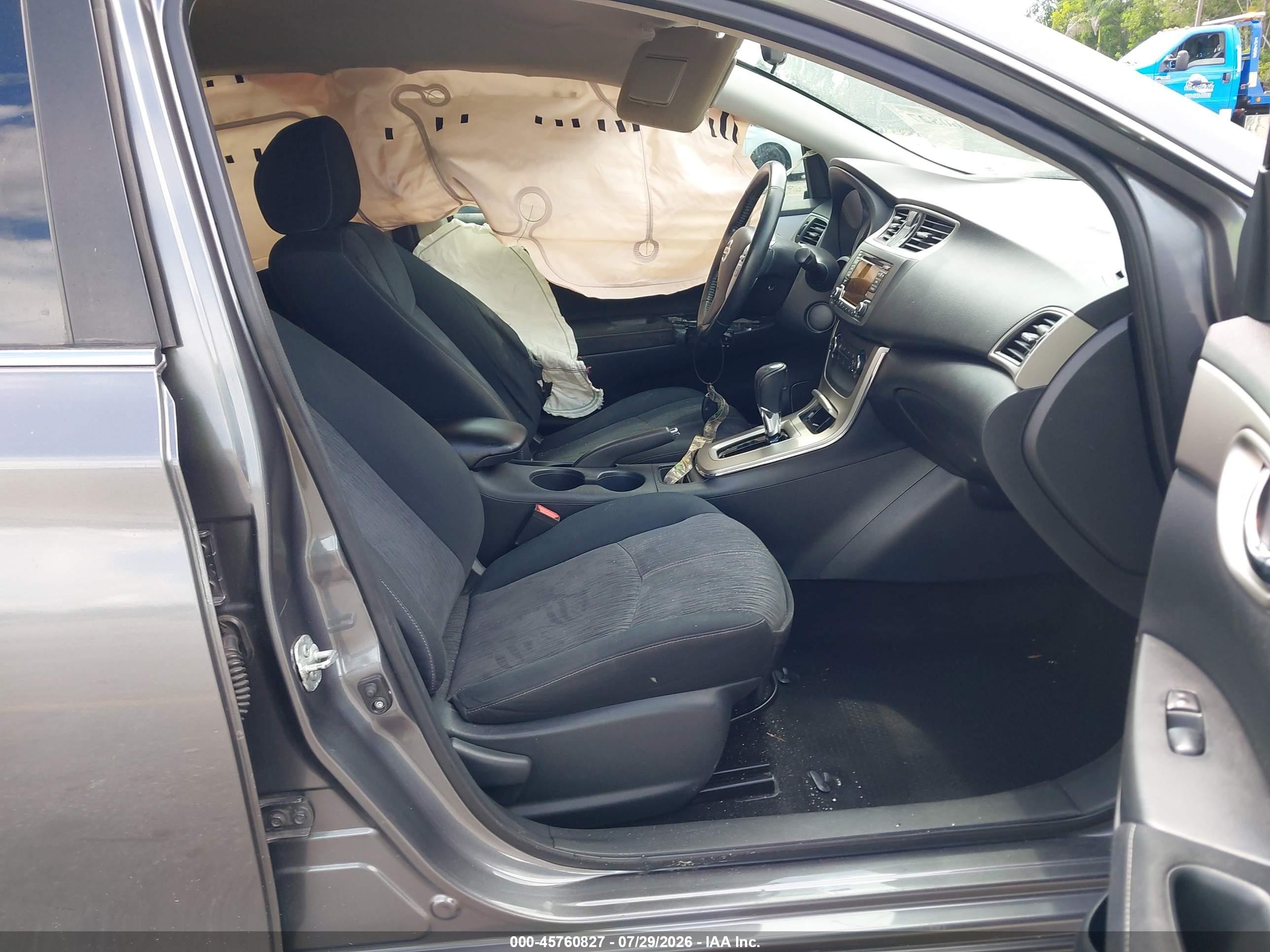 2015 Nissan Sentra Fe+ S/s/sl/sr/sv Gray vin: 3N1AB7AP6FL661615