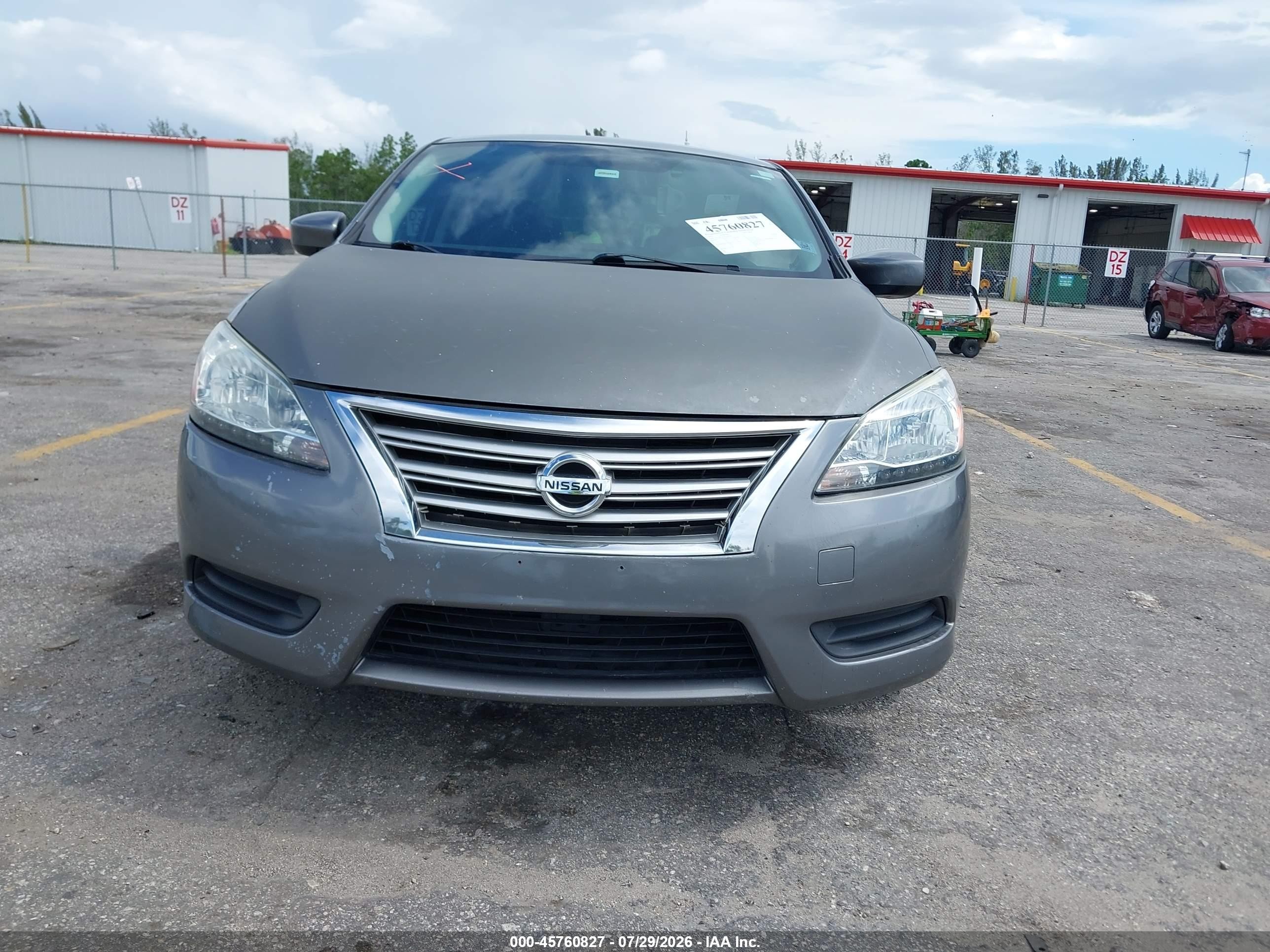 2015 Nissan Sentra Fe+ S/s/sl/sr/sv Gray vin: 3N1AB7AP6FL661615