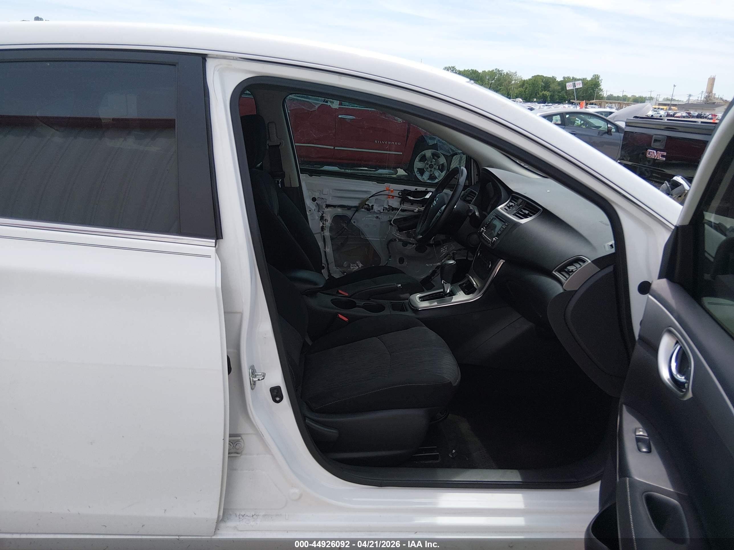 2015 Nissan Sentra Sv White vin: 3N1AB7AP6FL661856