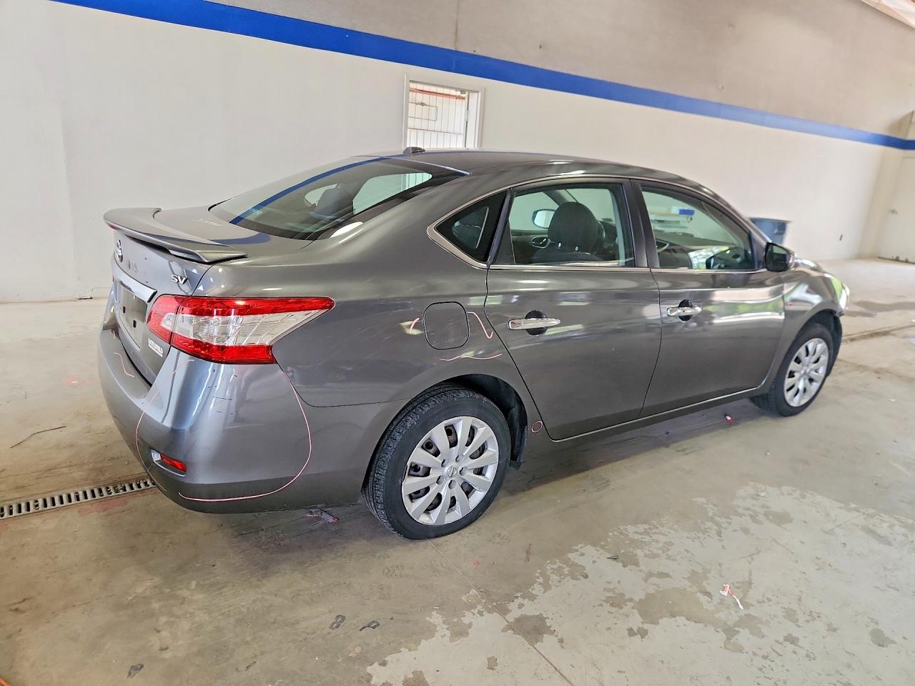 2015 Nissan Sentra Sv Gray vin: 3N1AB7AP6FL662134
