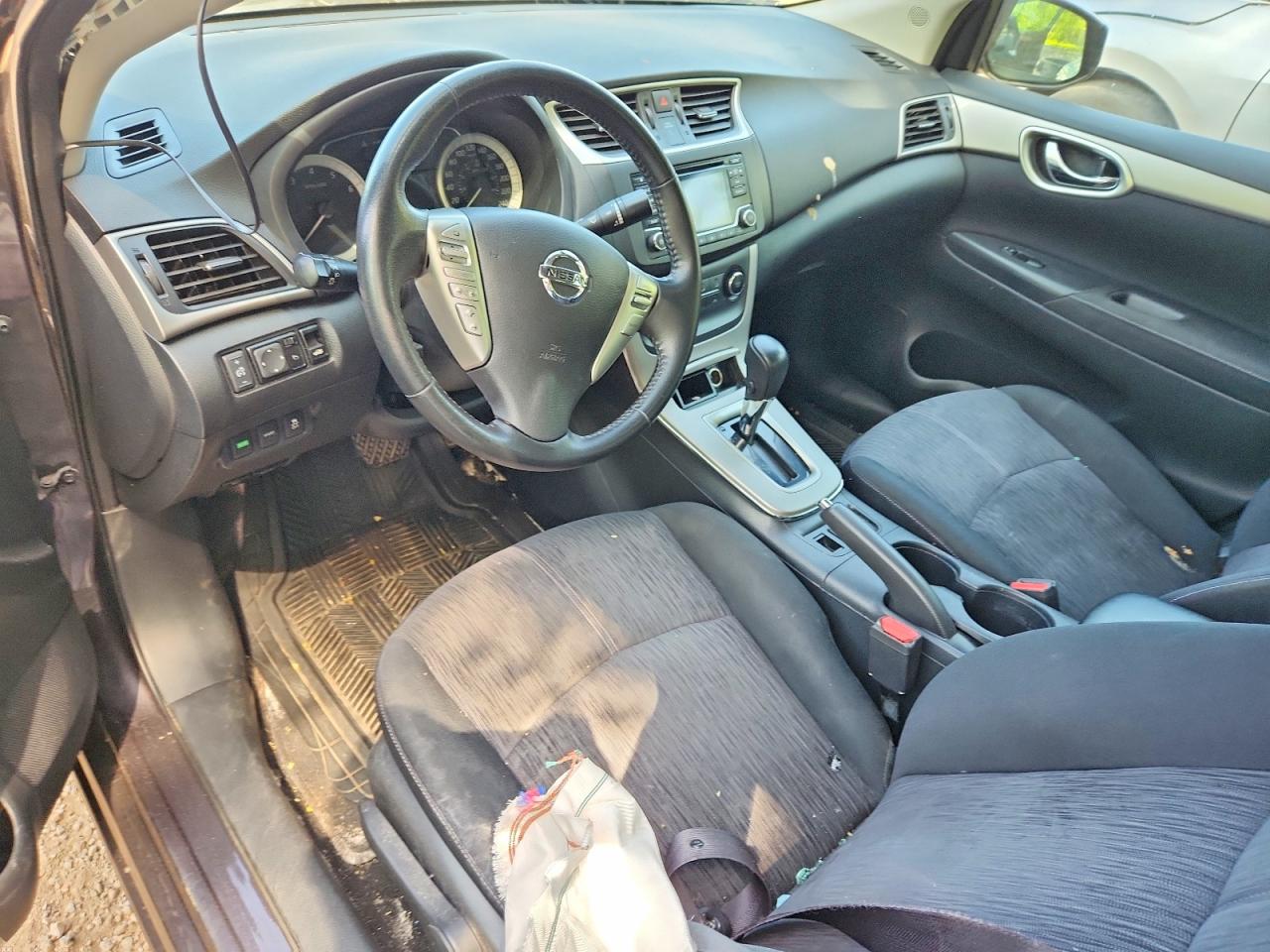 2015 Nissan Sentra S Gray vin: 3N1AB7AP6FL662876
