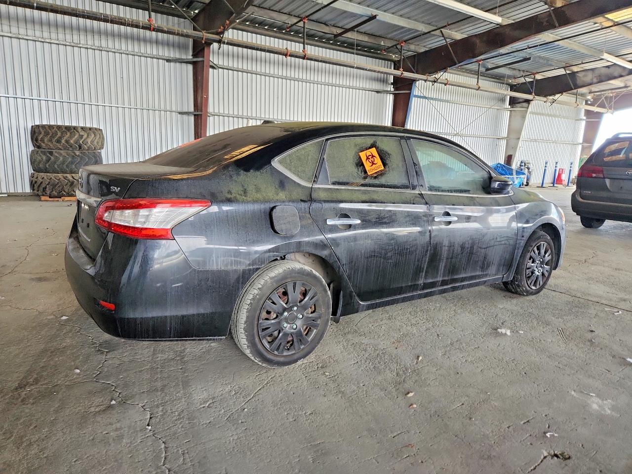 2015 Nissan Sentra Charcoal vin: 3N1AB7AP6FL665180