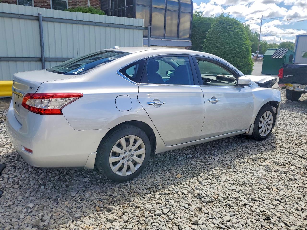 2015 Nissan Sentra Sv Gray vin: 3N1AB7AP6FL667141