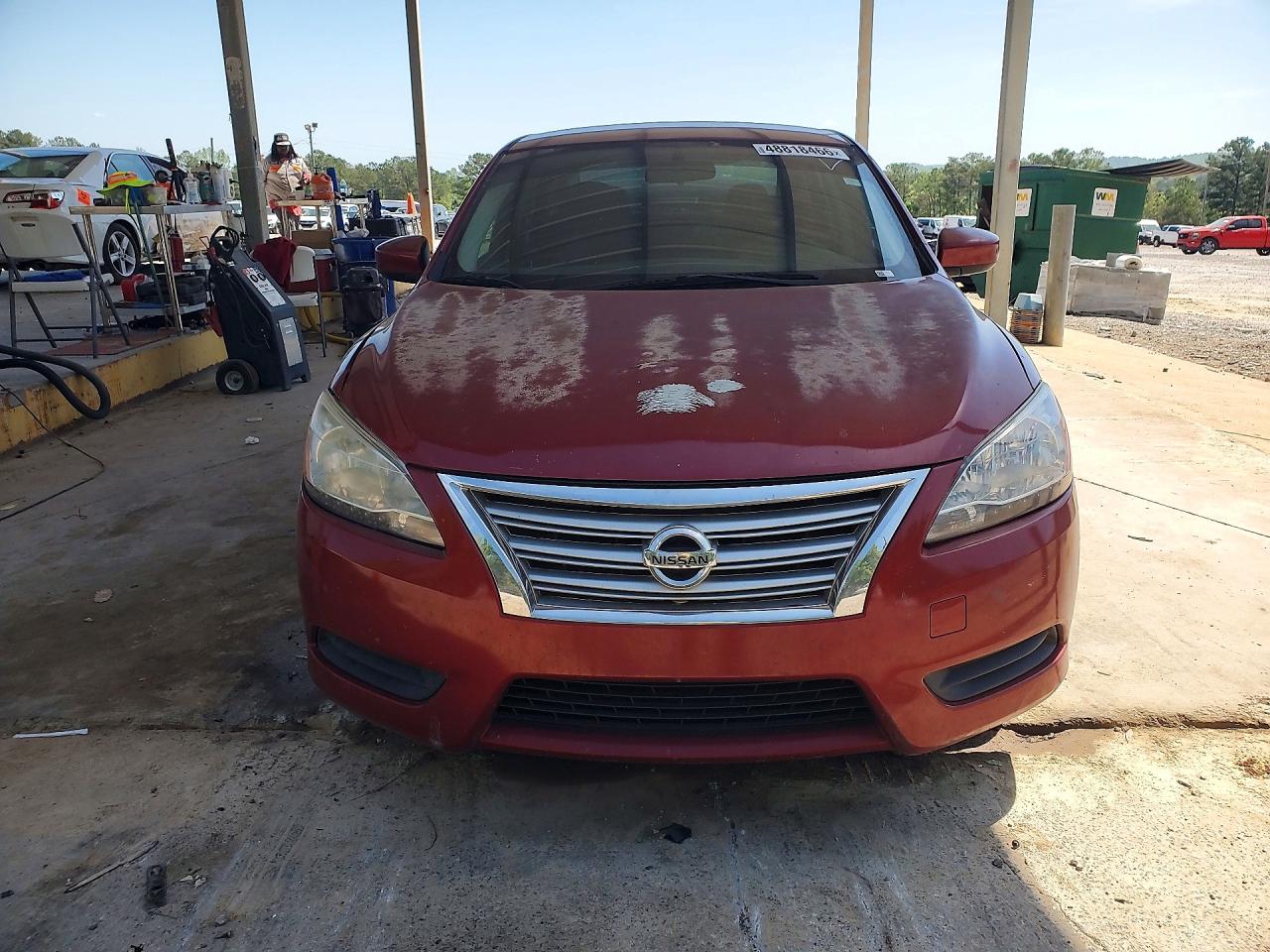 2015 Nissan Sentra S Burgundy vin: 3N1AB7AP6FL667771