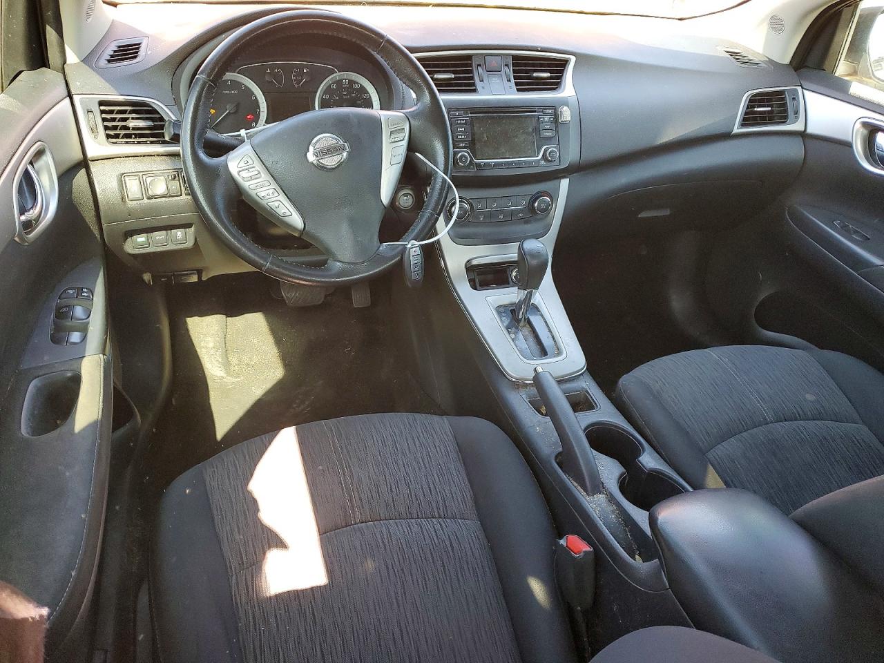 2015 Nissan Sentra S Burgundy vin: 3N1AB7AP6FL667771
