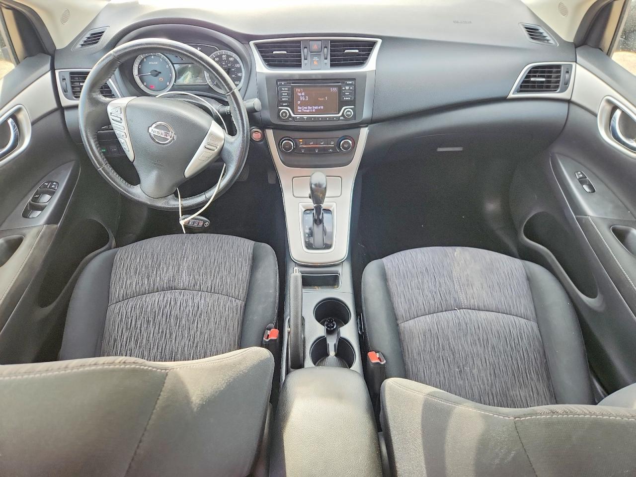 2015 Nissan Sentra Sv Gray vin: 3N1AB7AP6FL668175