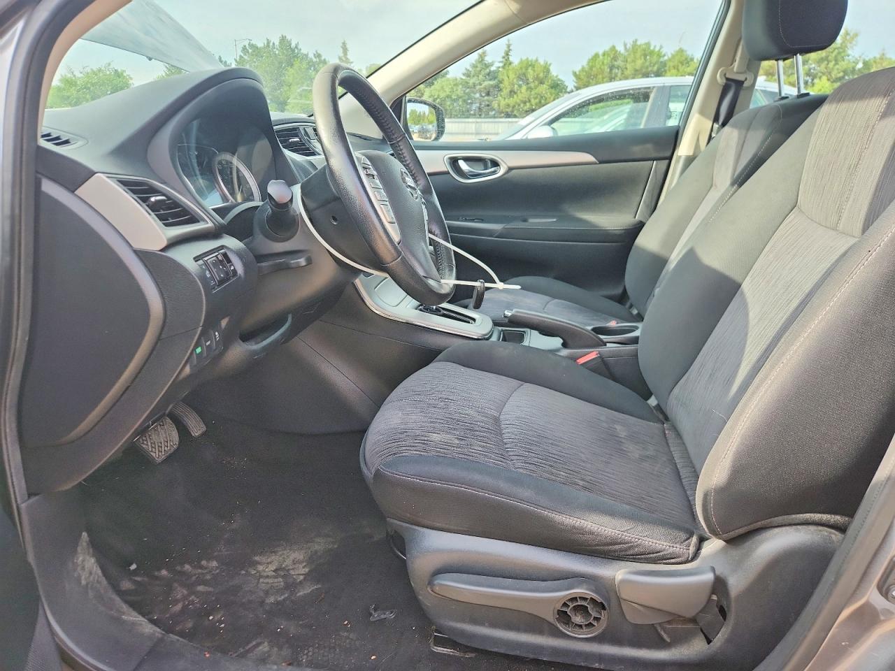 2015 Nissan Sentra Sv Gray vin: 3N1AB7AP6FL668175