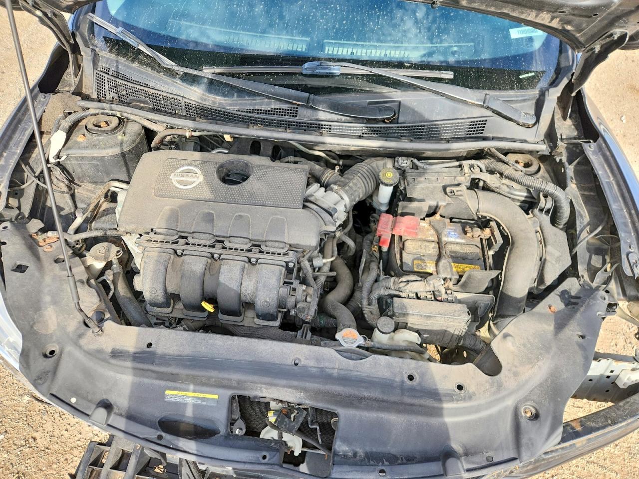 2015 Nissan Sentra Sv Gray vin: 3N1AB7AP6FL668175