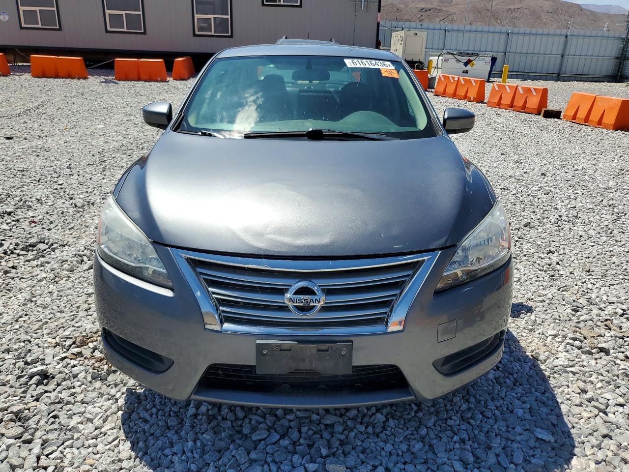 2015 Nissan Sentra Sv Gray vin: 3N1AB7AP6FL675188