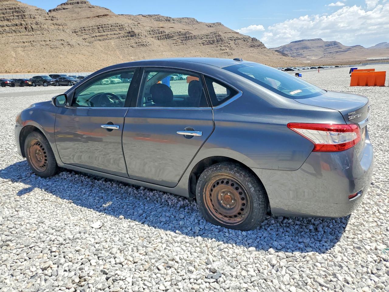 2015 Nissan Sentra Sv Gray vin: 3N1AB7AP6FL675188