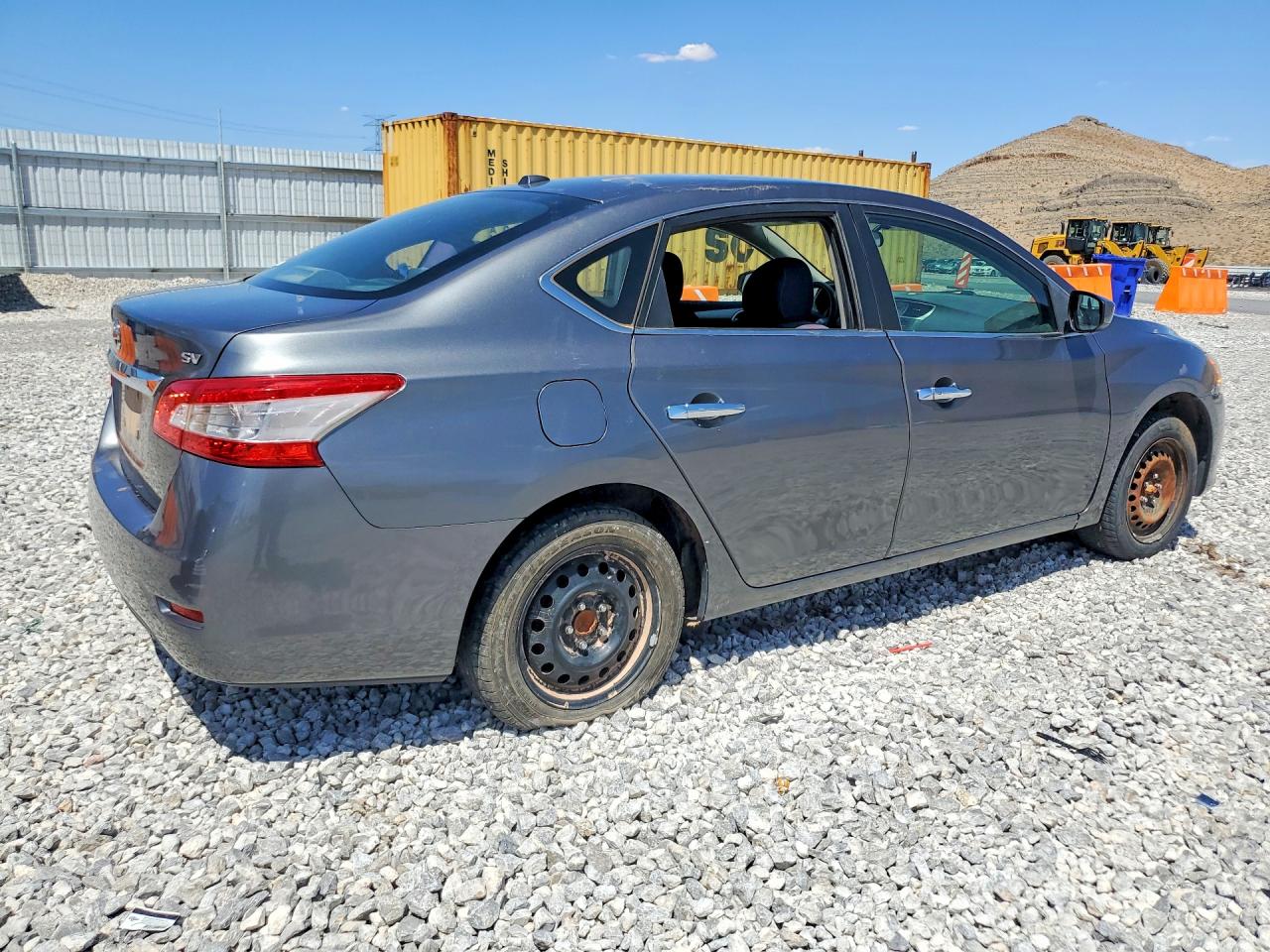 2015 Nissan Sentra Sv Gray vin: 3N1AB7AP6FL675188