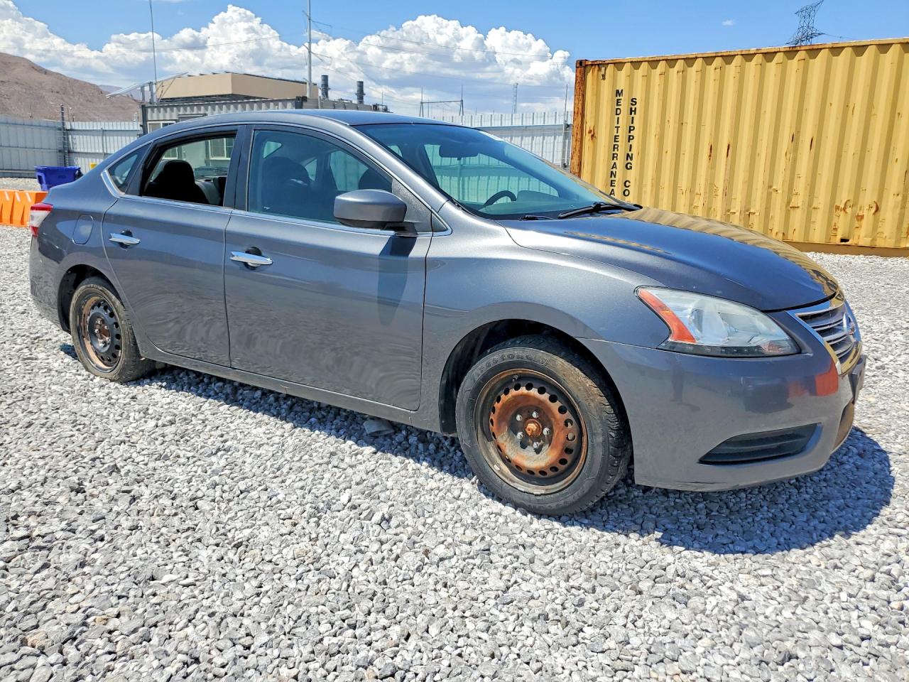 2015 Nissan Sentra Sv Gray vin: 3N1AB7AP6FL675188