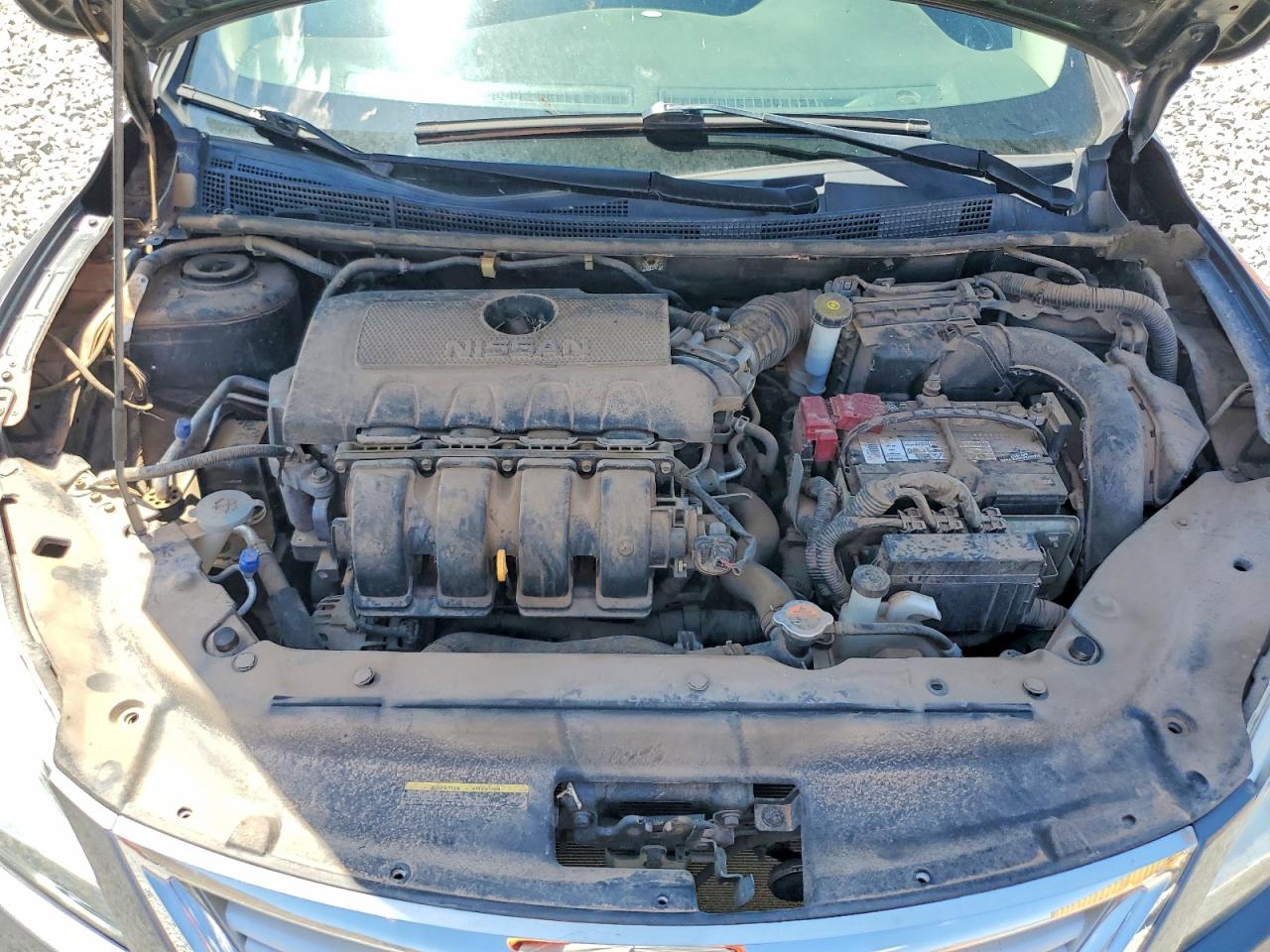 2015 Nissan Sentra Sv Gray vin: 3N1AB7AP6FL675188