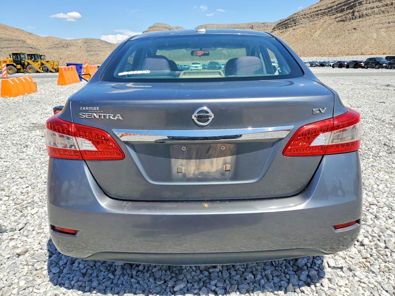 2015 Nissan Sentra Sv Gray vin: 3N1AB7AP6FL675188