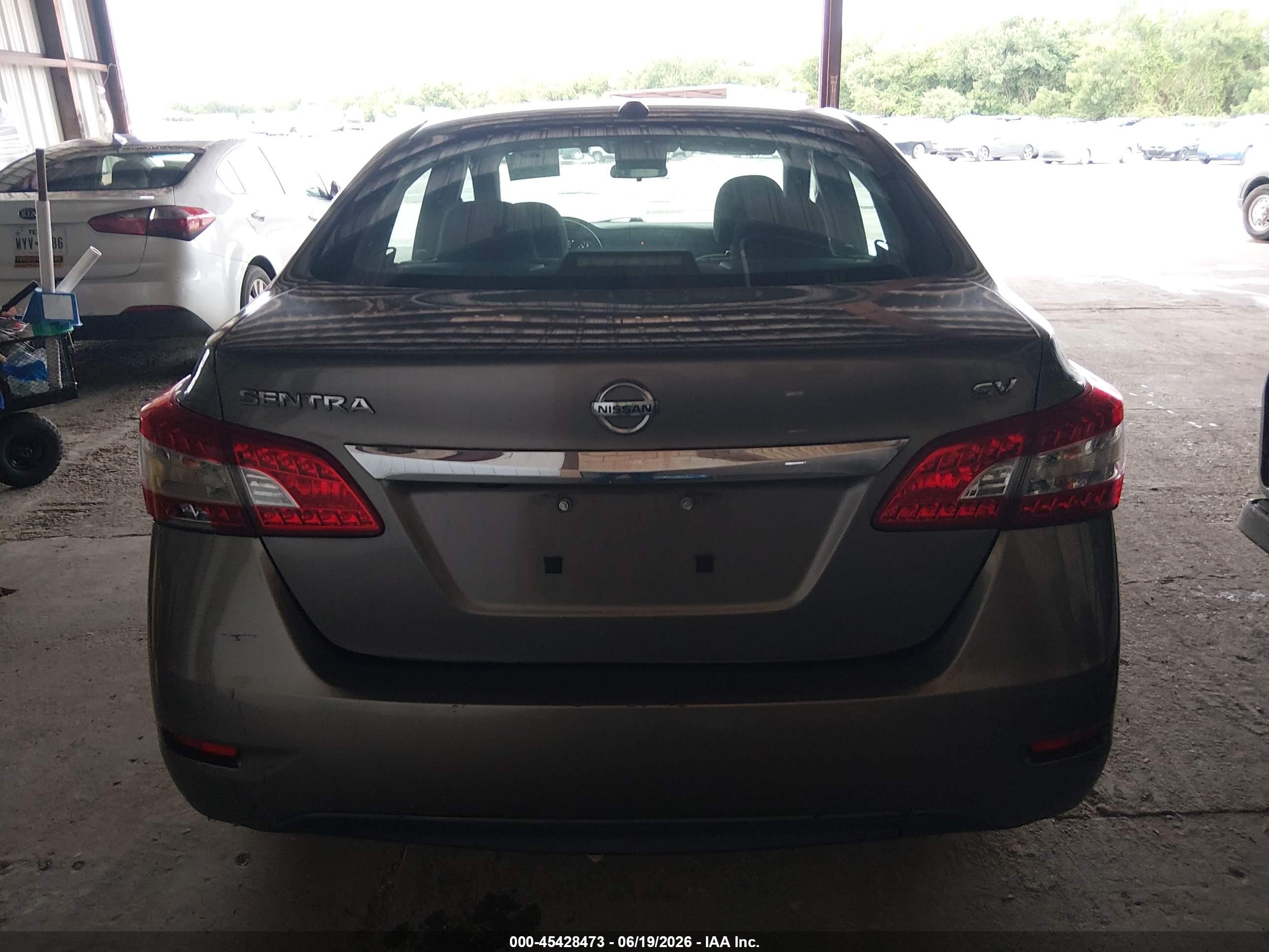 2015 Nissan Sentra Sv Brown vin: 3N1AB7AP6FL679273