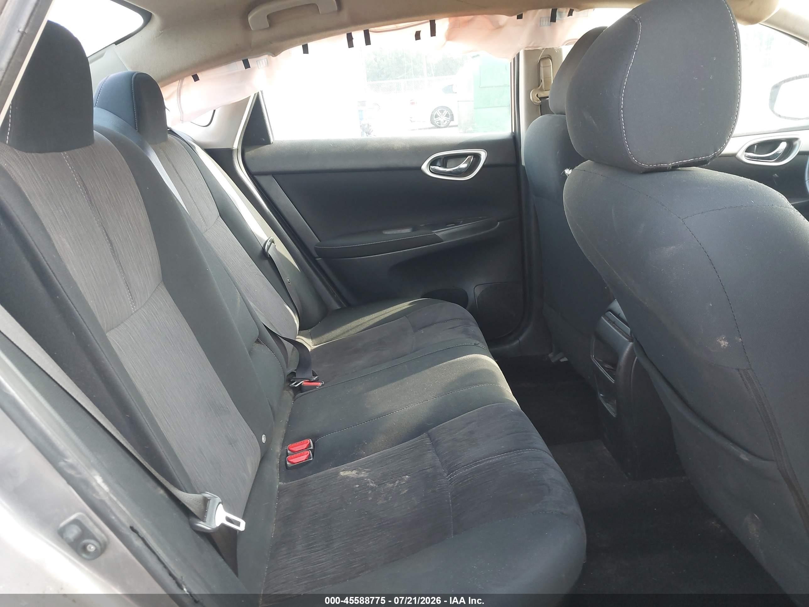 2015 Nissan Sentra Sv Серый vin: 3N1AB7AP6FL680844