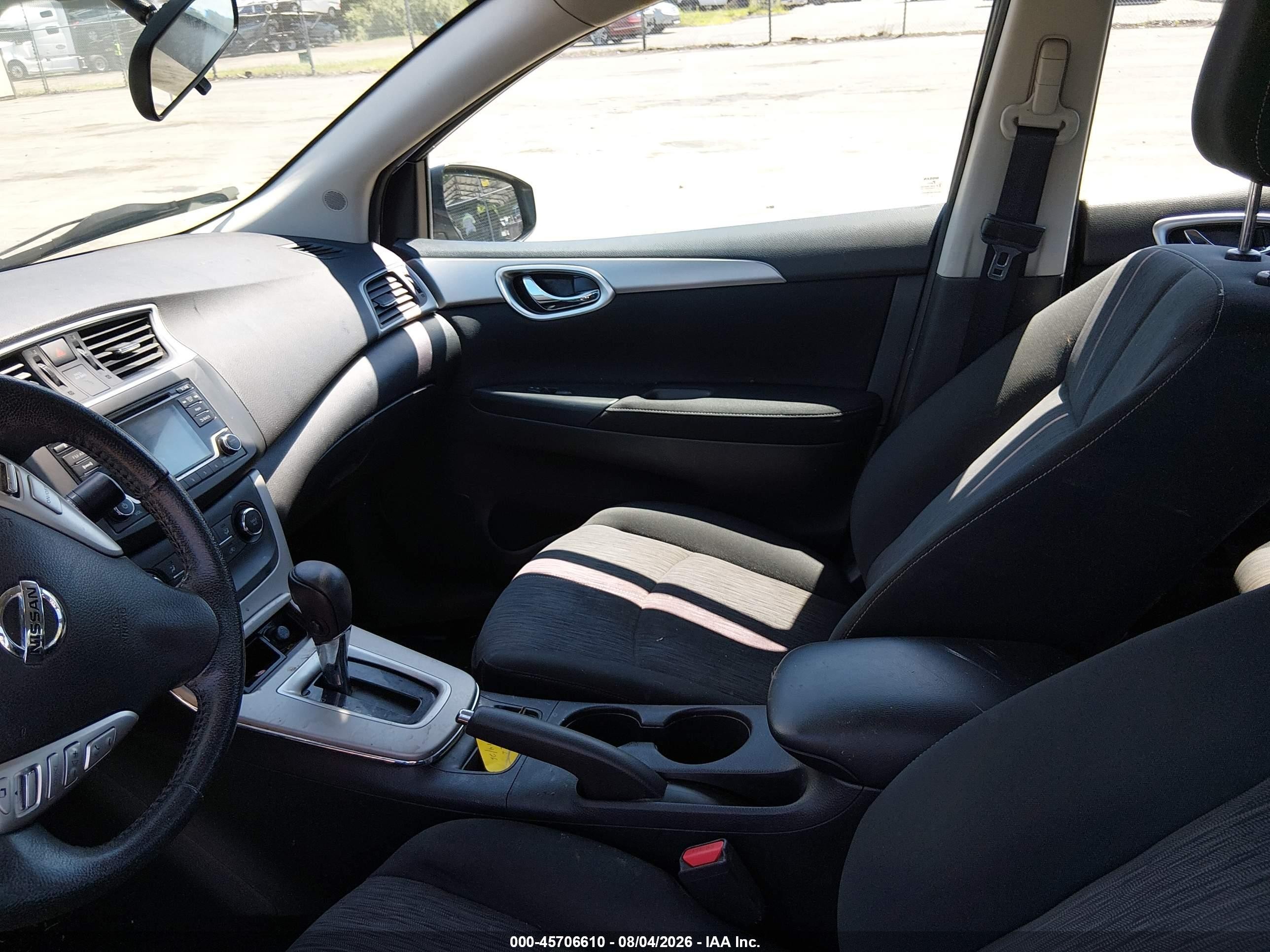 2015 Nissan Sentra Sv Gray vin: 3N1AB7AP6FL694419