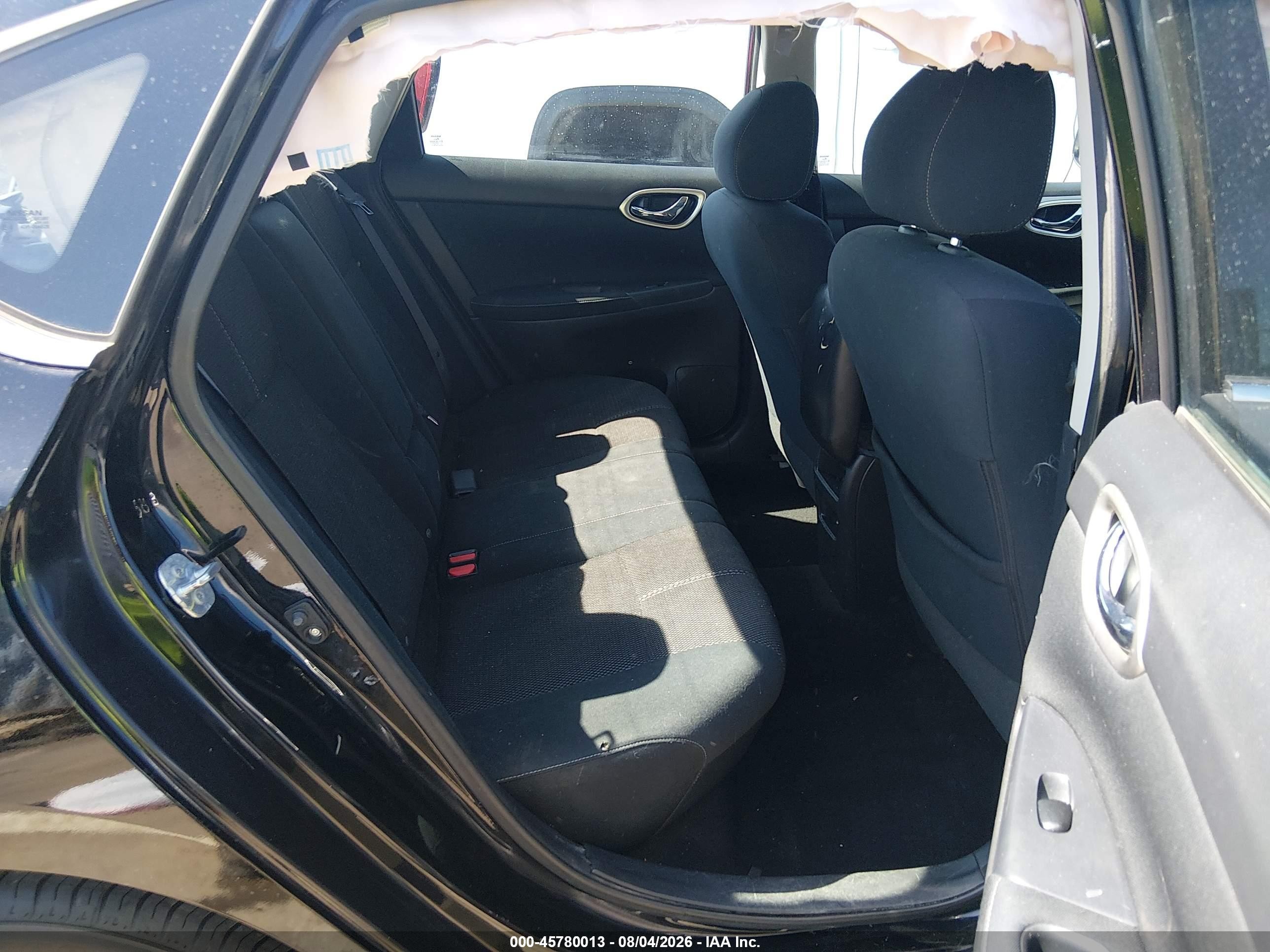 2015 Nissan Sentra S Black vin: 3N1AB7AP6FY213507