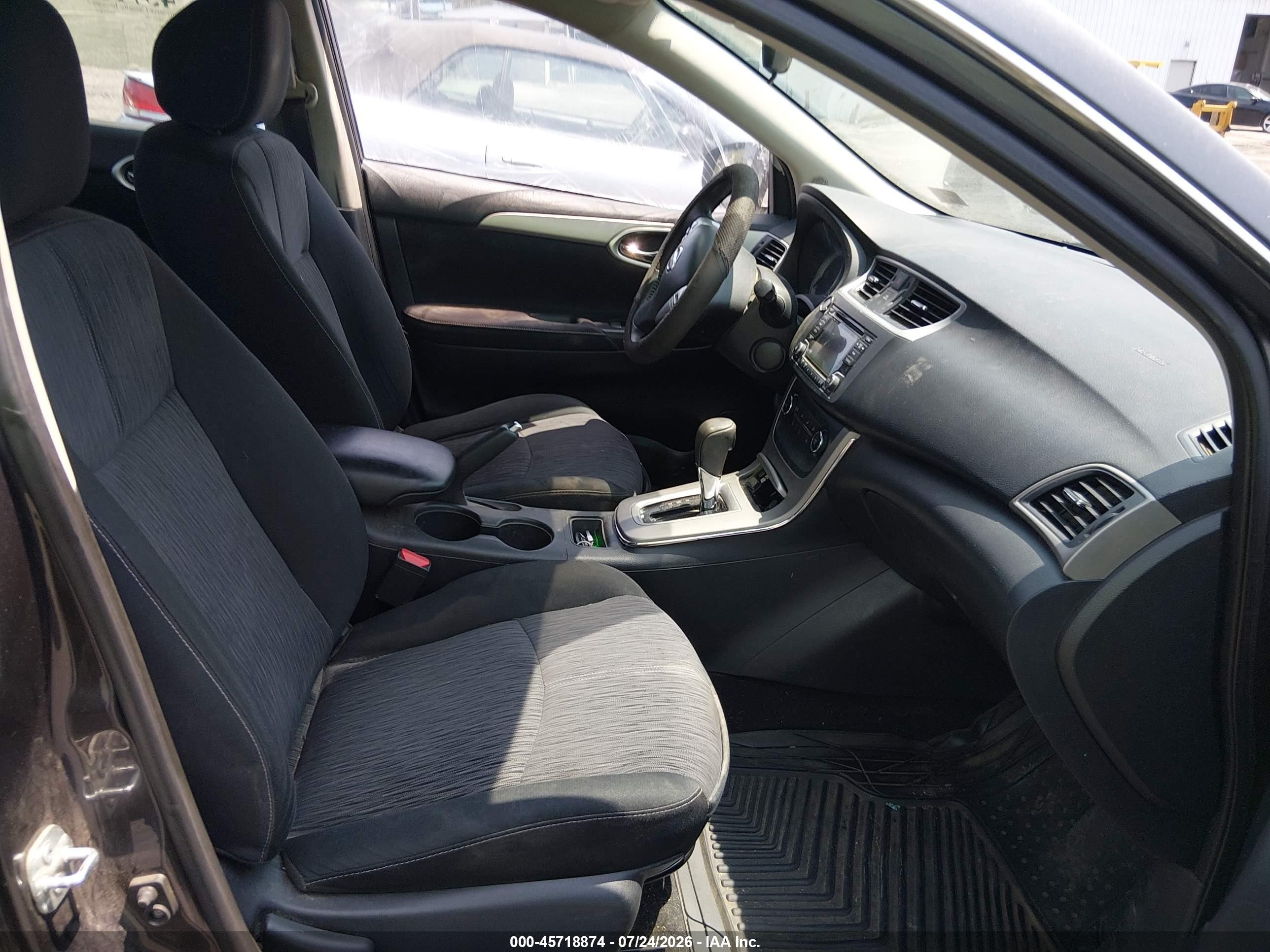 2015 Nissan Sentra Fe+ S/s/sl/sr/sv Gray vin: 3N1AB7AP6FY214138
