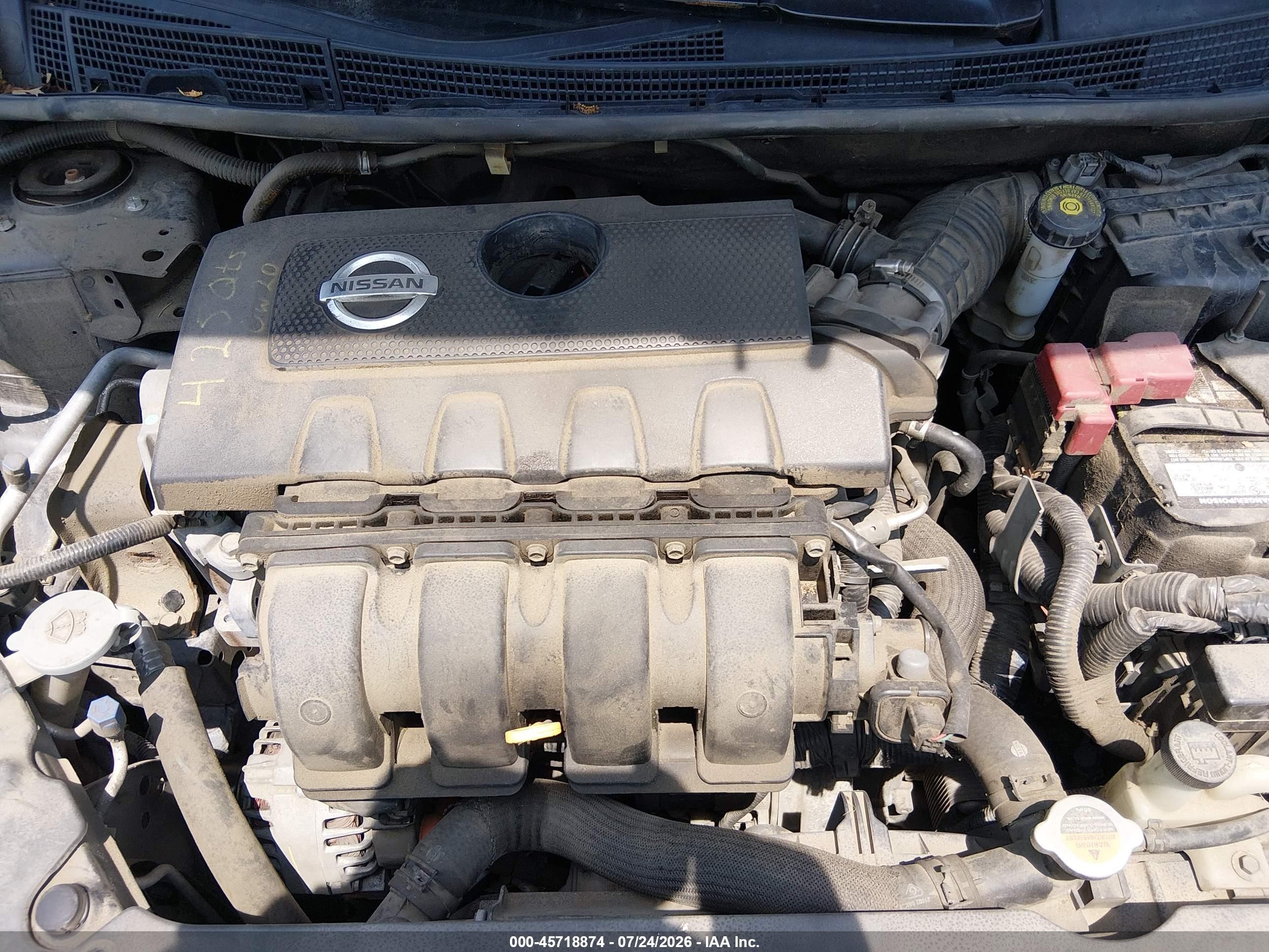 2015 Nissan Sentra Fe+ S/s/sl/sr/sv Gray vin: 3N1AB7AP6FY214138