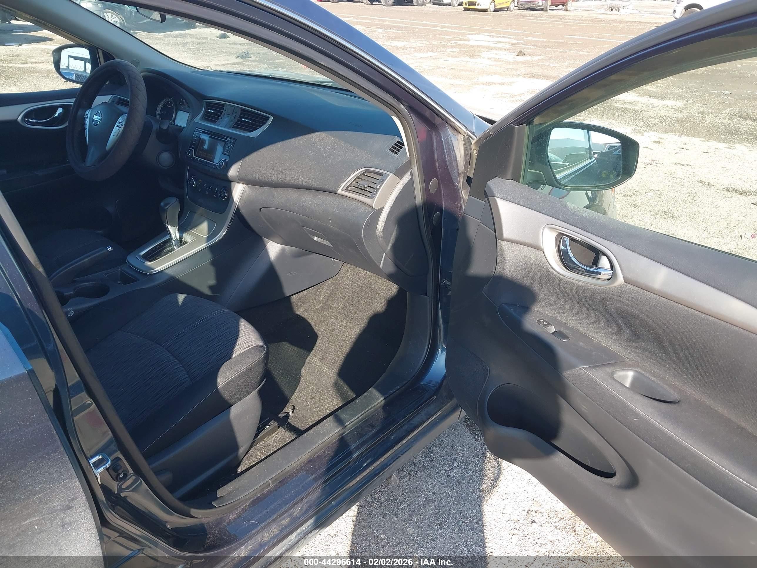 2015 Nissan Sentra Sv Gray vin: 3N1AB7AP6FY215760