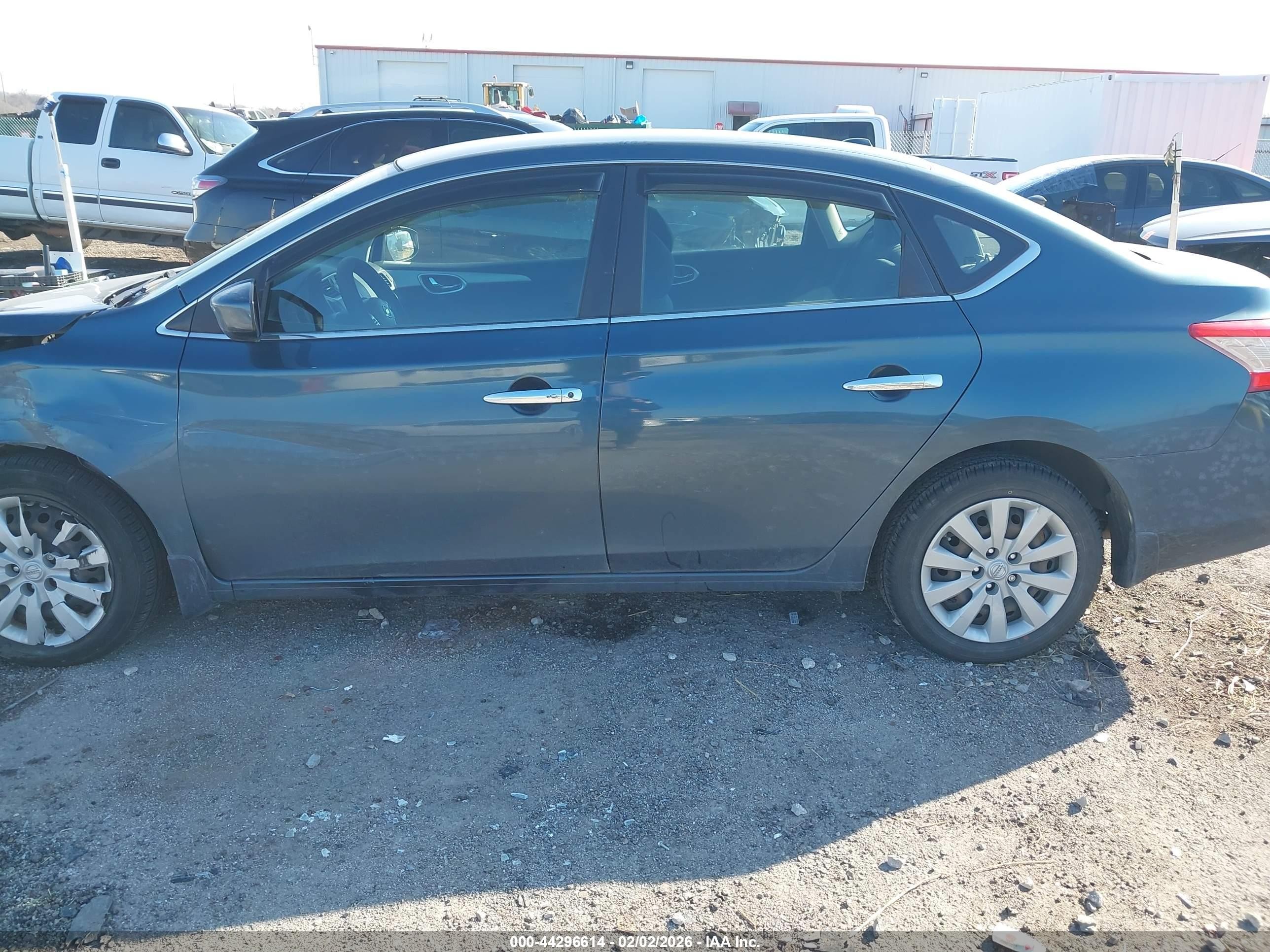 2015 Nissan Sentra Sv Gray vin: 3N1AB7AP6FY215760