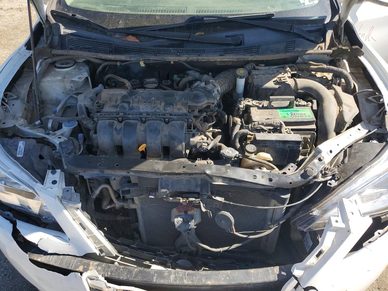 2015 Nissan Sentra S White vin: 3N1AB7AP6FY221946
