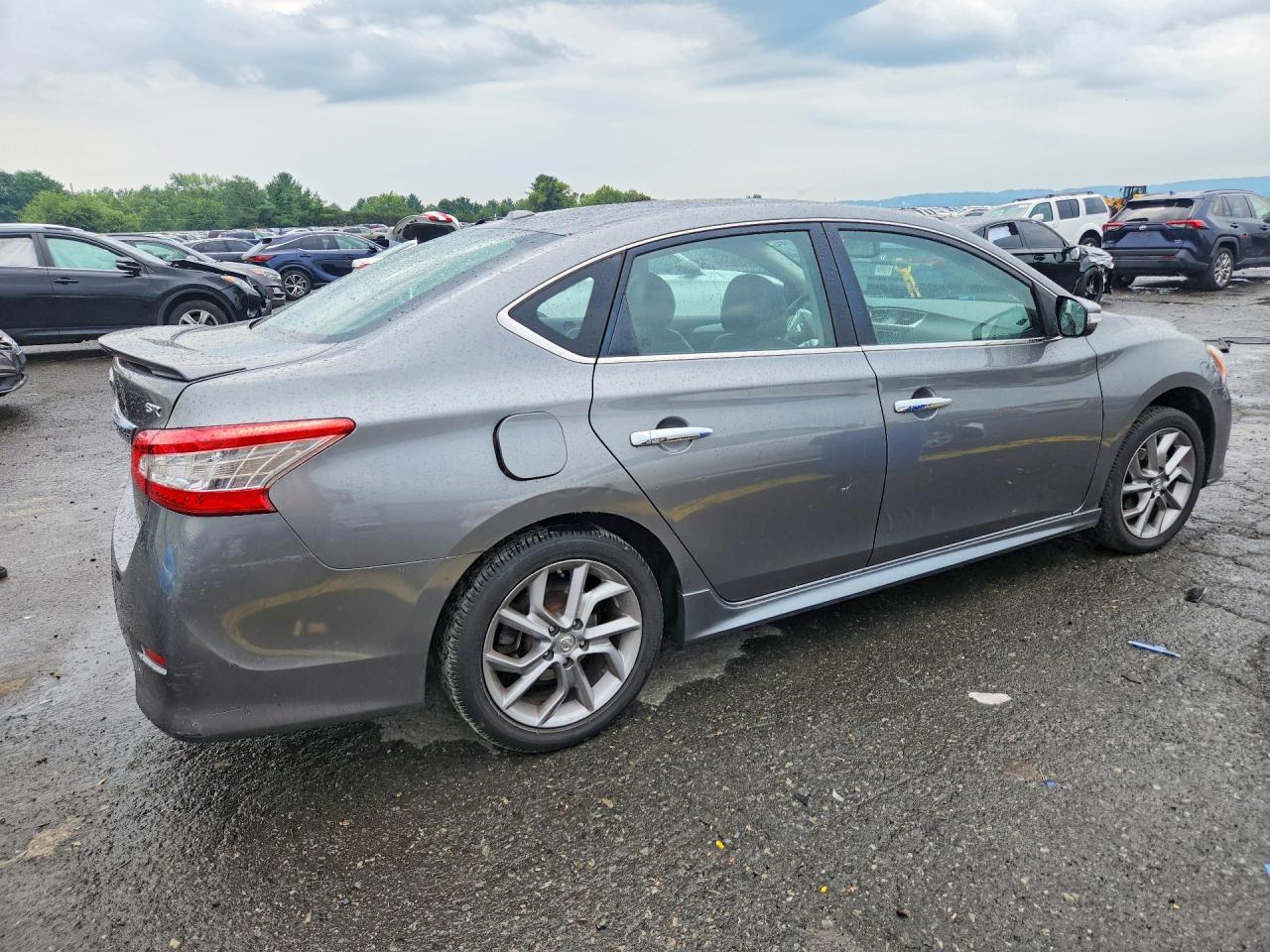 2015 Nissan Sentra Sr Gray vin: 3N1AB7AP6FY227813