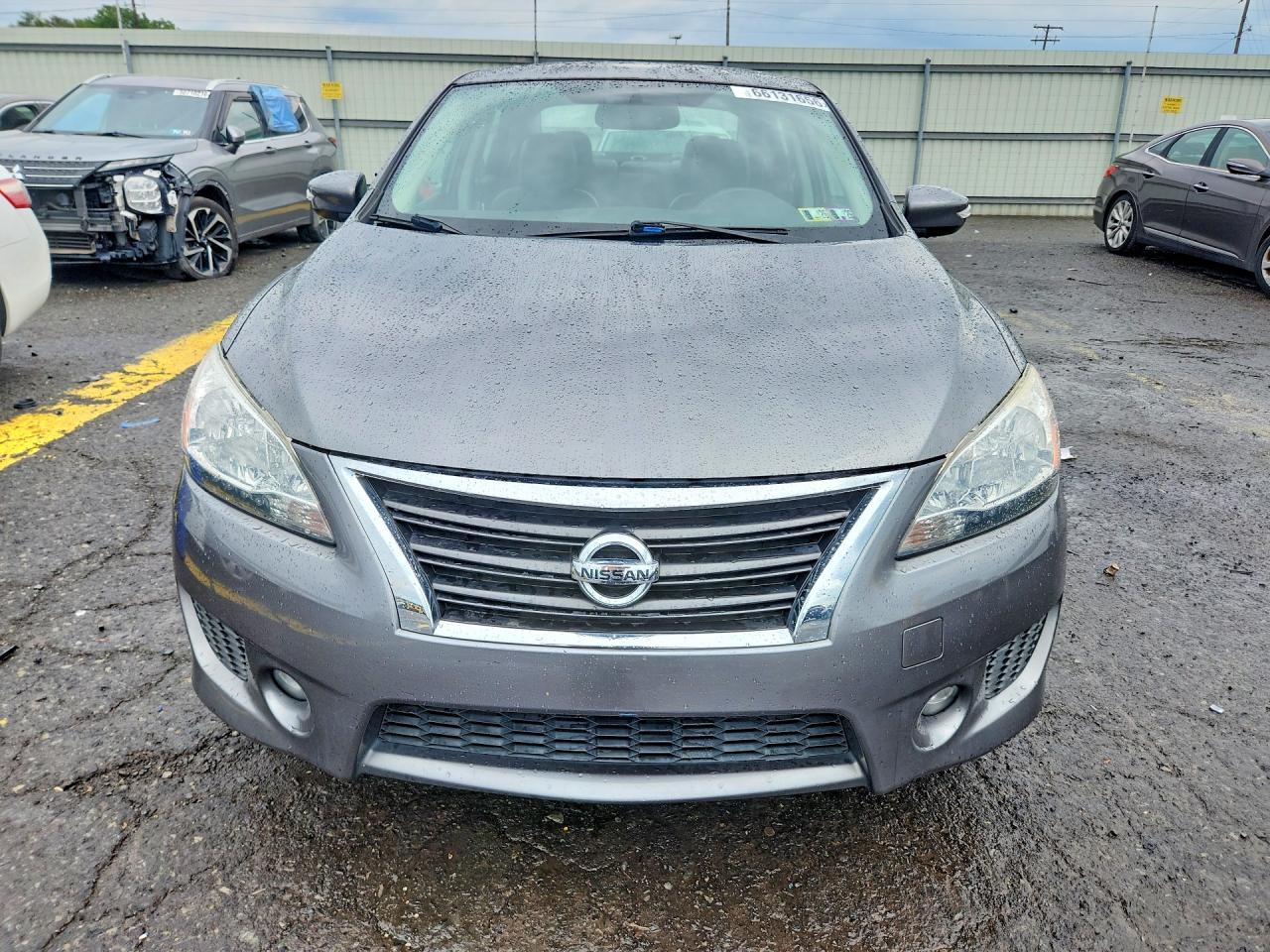 2015 Nissan Sentra Sr Gray vin: 3N1AB7AP6FY227813