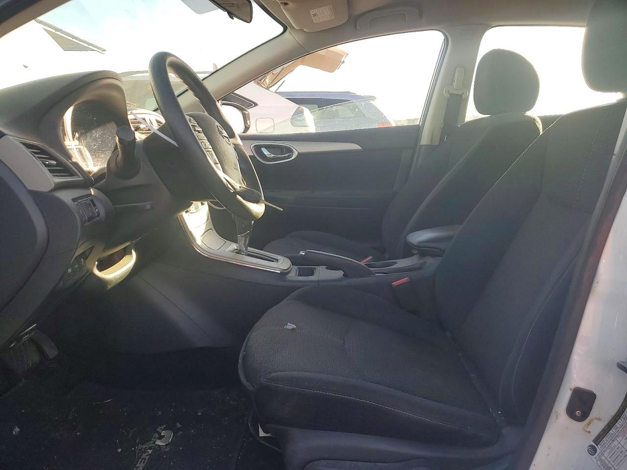 2015 Nissan Sentra S White vin: 3N1AB7AP6FY249536